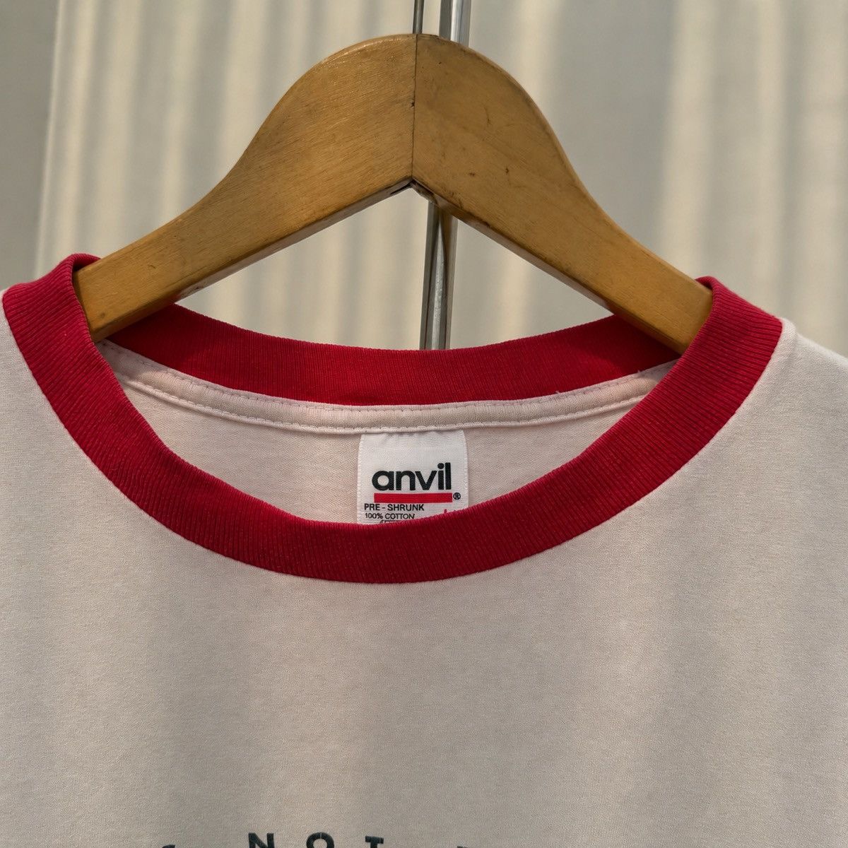 Vintage Vintage Krispy Kreme Doughnuts Ringer Tee Anvil Red Collar Size US L / EU 52-54 / 3 - 3 Thumbnail
