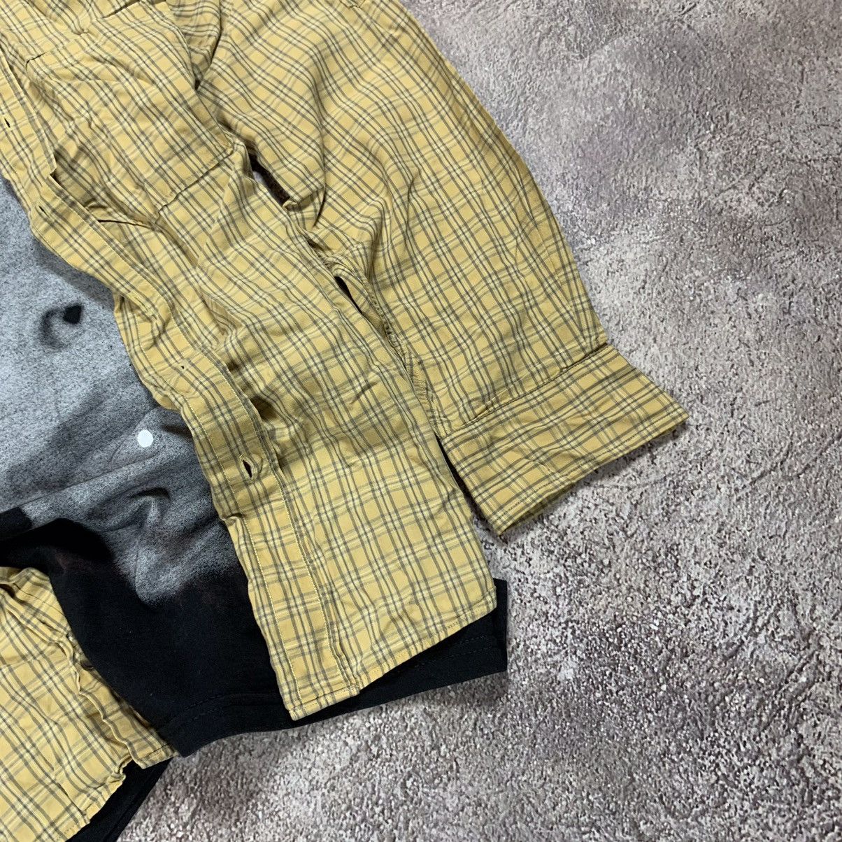 Vintage Vintage 90s Yellow Plaid Shirt Graphic Streetwear Grunge M Size US M / EU 48-50 / 2 - 3 Thumbnail