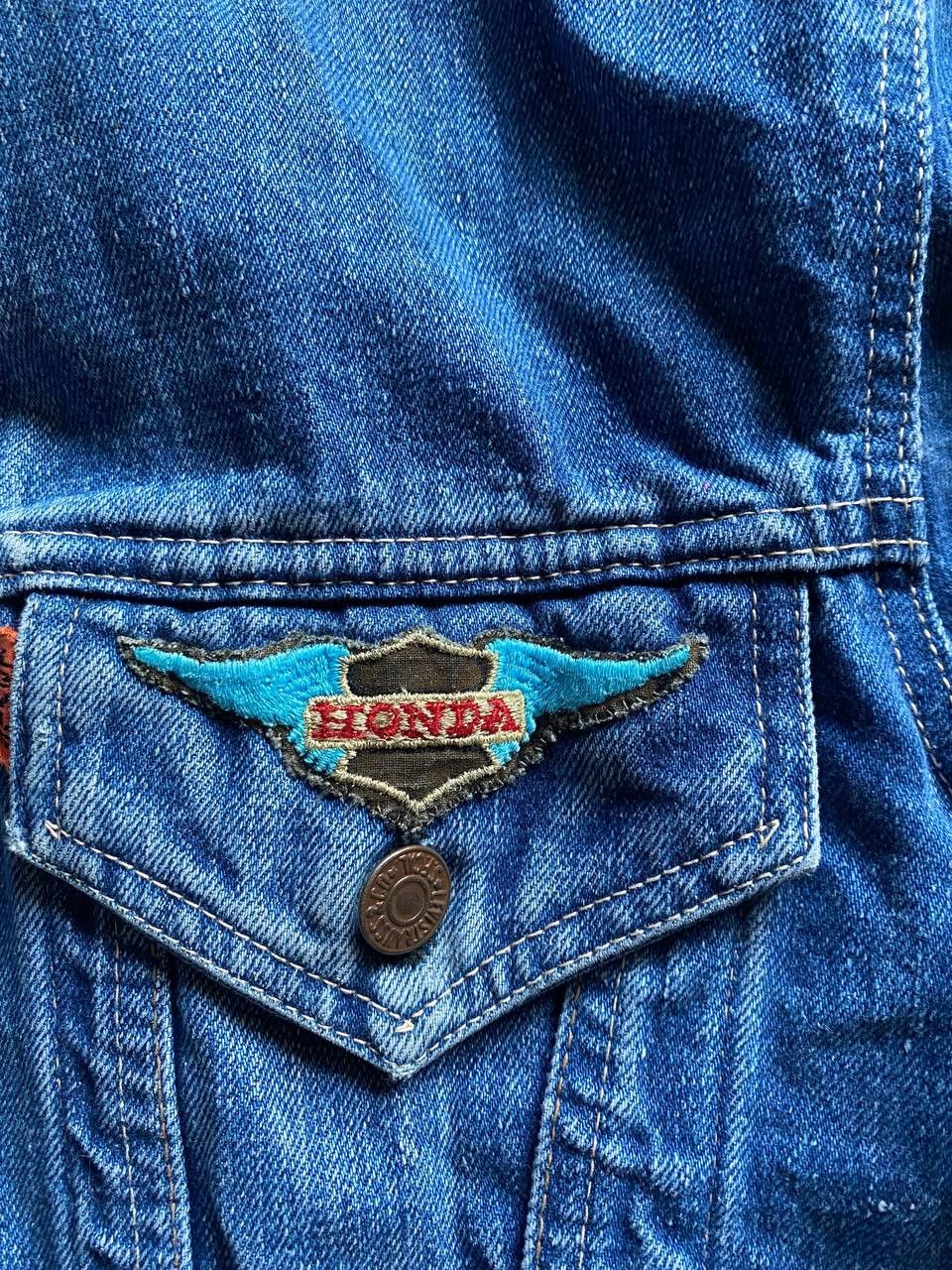 Honda Vintage Honda Patch Denim Jacket Levi’s Style Biker Size US M / EU 48-50 / 2 - 4 Thumbnail
