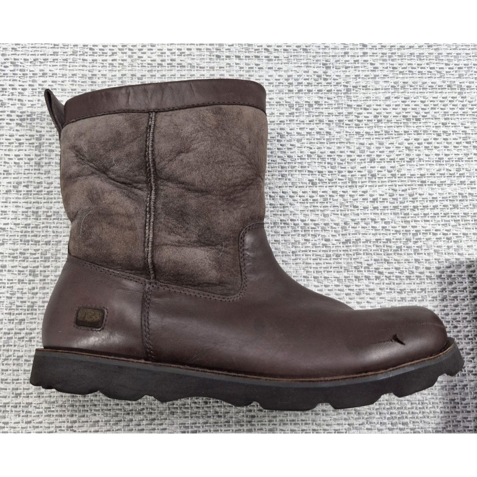 Ugg UGG 5790 Boots Mens Size 12 Brown Leather Shearling Vibram Winter Size US 12 / EU 45 - 6 Thumbnail