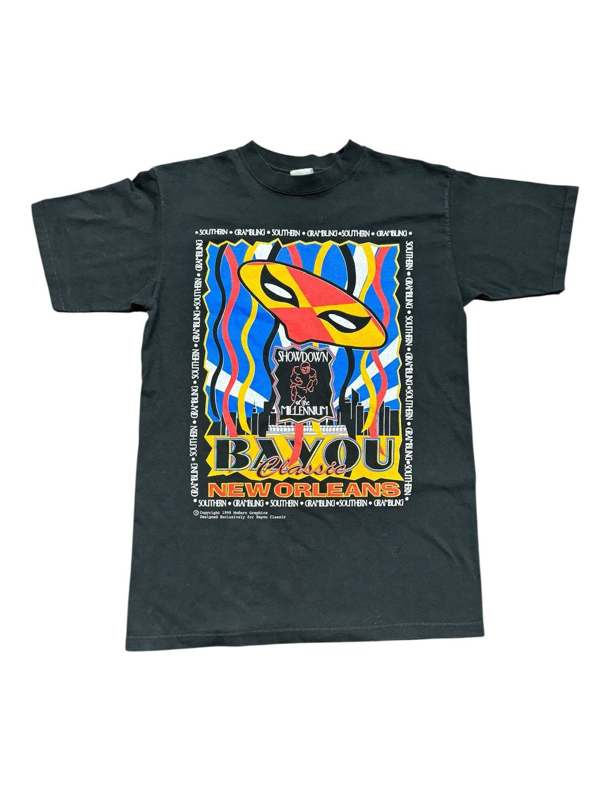 Vintage Vintage 1999 Bayou Classic Southern Vs Grambling T shirt Size US L / EU 52-54 / 3 - 1 Thumbnail