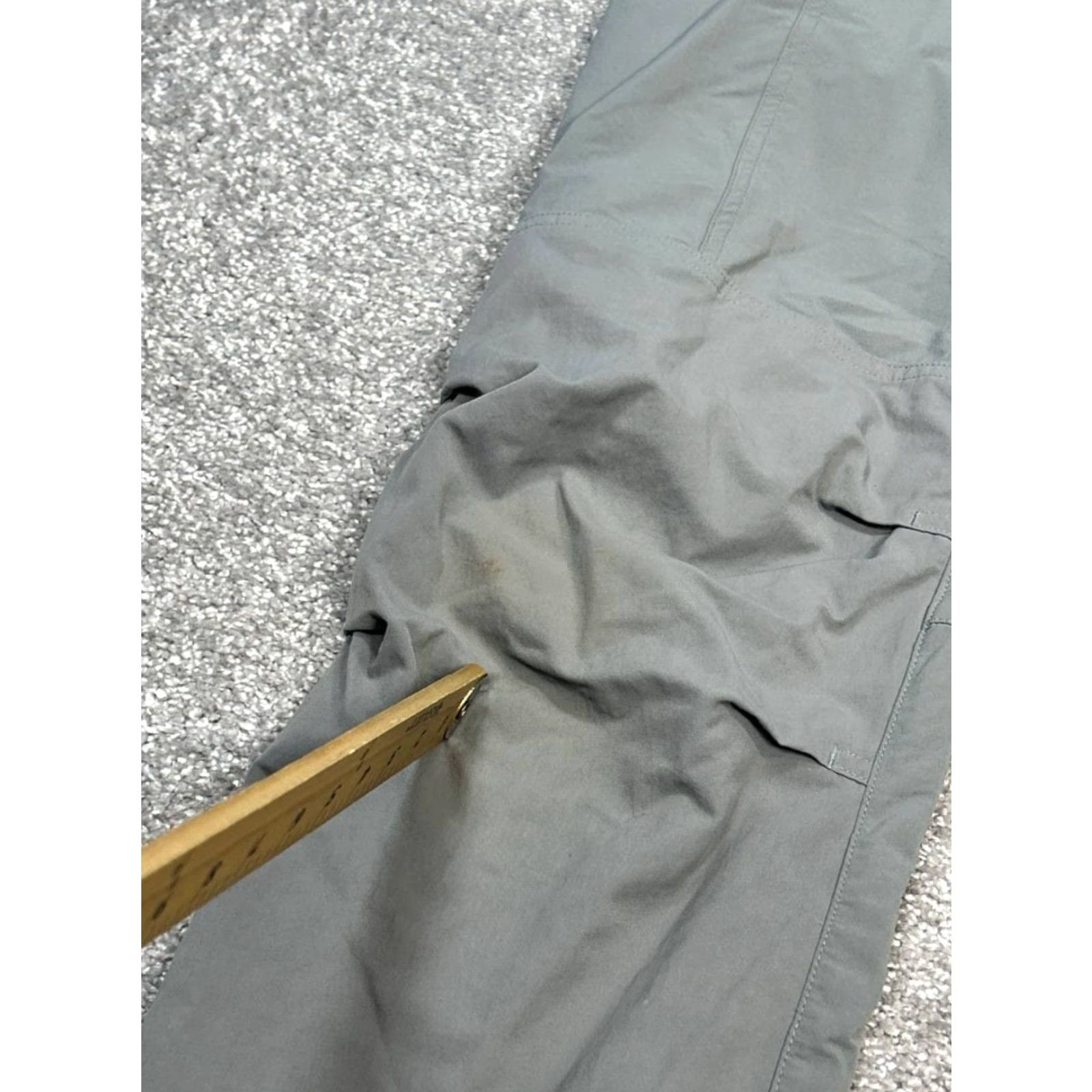 Vintage REI Co Op Pants Womens 4 Gray Mid Rise Straight Leg Roll Up Size 27" / US 4 / IT 40 - 4 Thumbnail