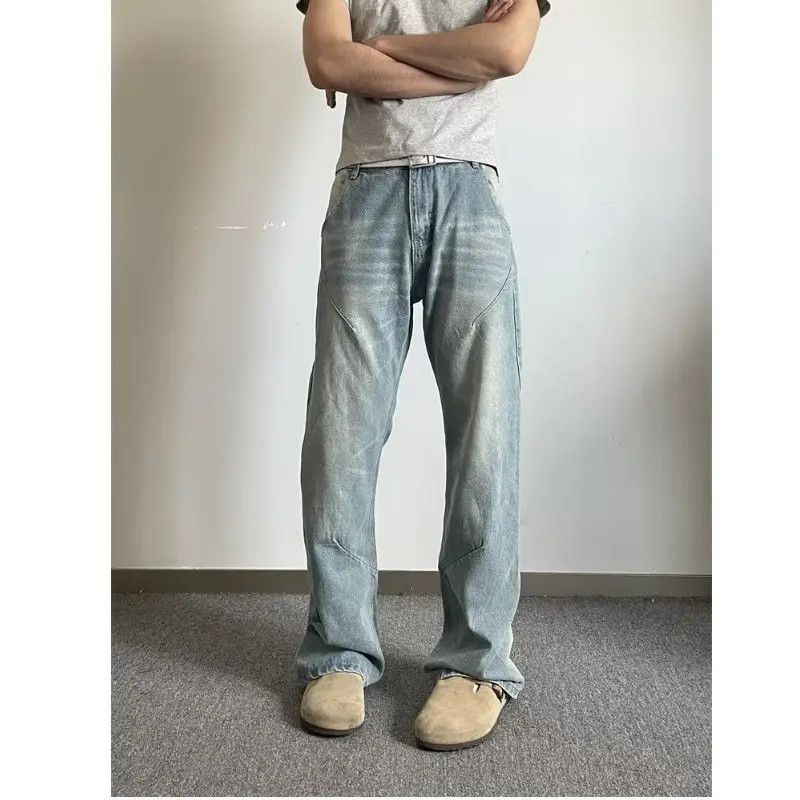 Japanese Brand × Jean Retro loose slightly flared wide leg jeans Size US 32 / EU 48 - 3 Thumbnail