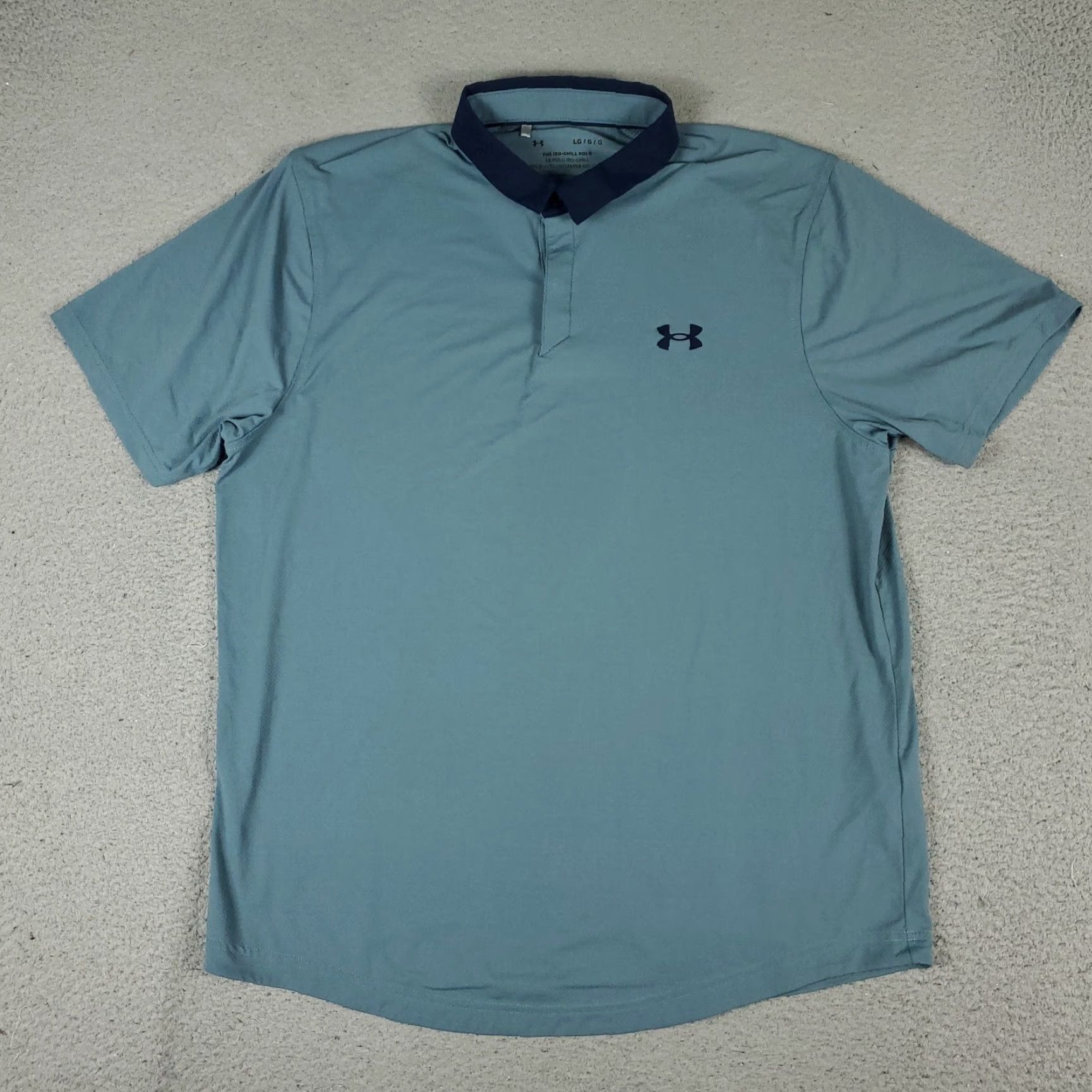 Under Armour Under Armour Polo Shirt Mens Large Blue Short Sleeve Golf Activewear Size US L / EU 52-54 / 3 - 2 Thumbnail