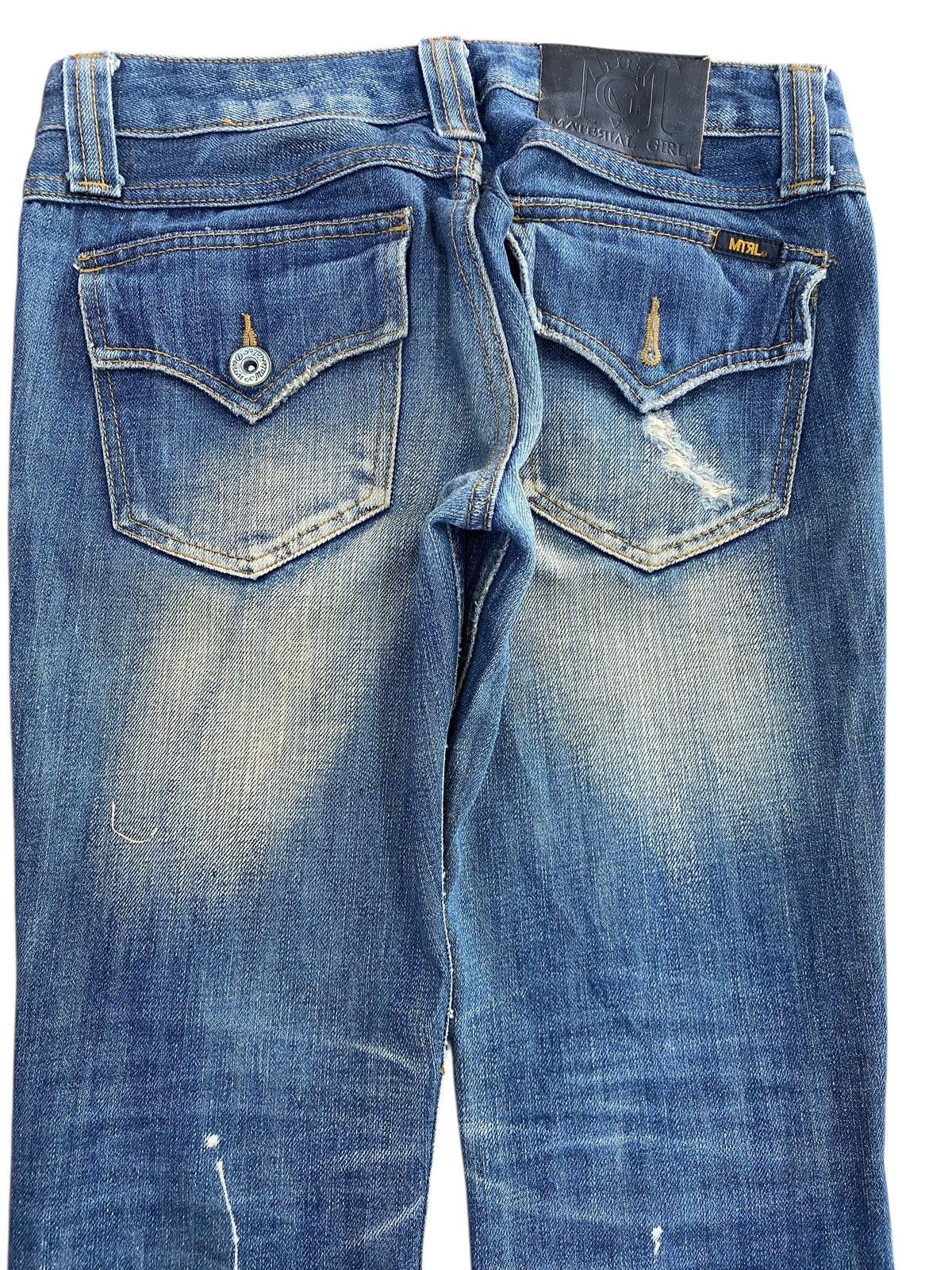 Japanese Brand Japanese Brand Splatted Paint Style Boot Cut Jeans Size 29" - 4 Thumbnail