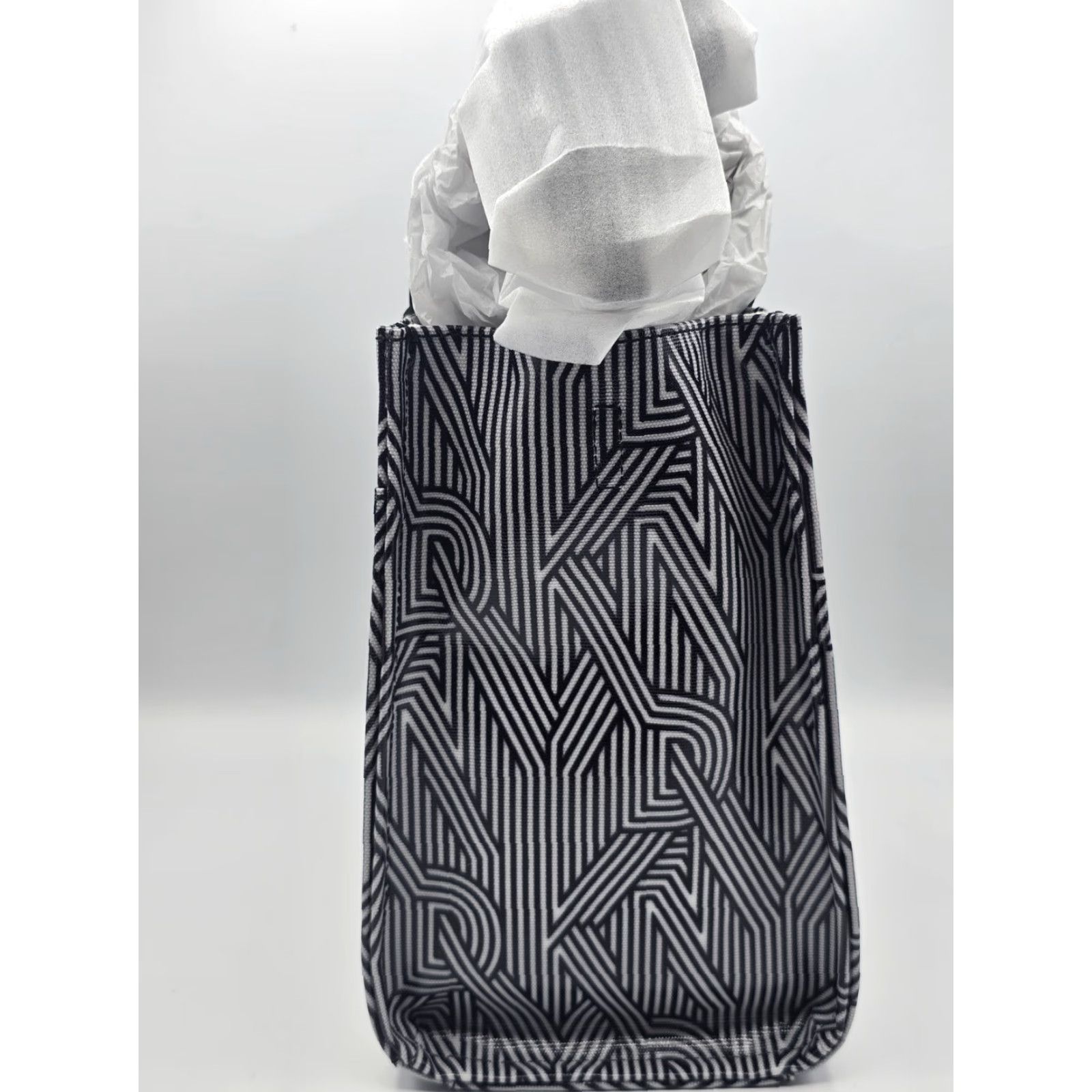 DKNY DKNY Hadlee Medium Tote Bag - Black Canvas - Adjustable Strap - Designer Logo - Womens Size ONE SIZE - 4 Thumbnail