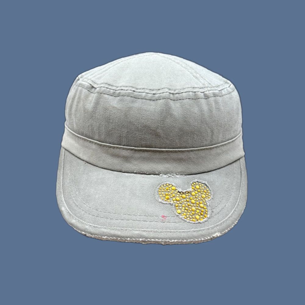 Disney VINTAGE Disney Women's Patrol Cap One Size Gray Mickey Logo Patrol Hat Green Size ONE SIZE - 1 Thumbnail