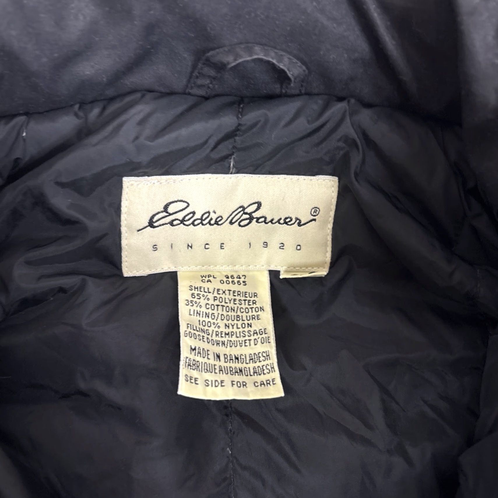 Eddie Bauer VINTAGE 90's Eddie Bauer Black Goose Down Puffer Parka Jacket Sz S Snowline Womens Size S / US 4 / IT 40 - 2 Thumbnail