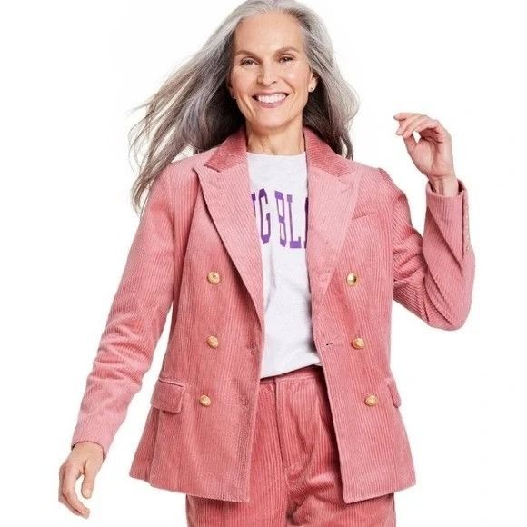 Other Target Rowing Womens Jacket Blazer Size Large Pink Size L / US 10 / IT 46 - 7 Thumbnail