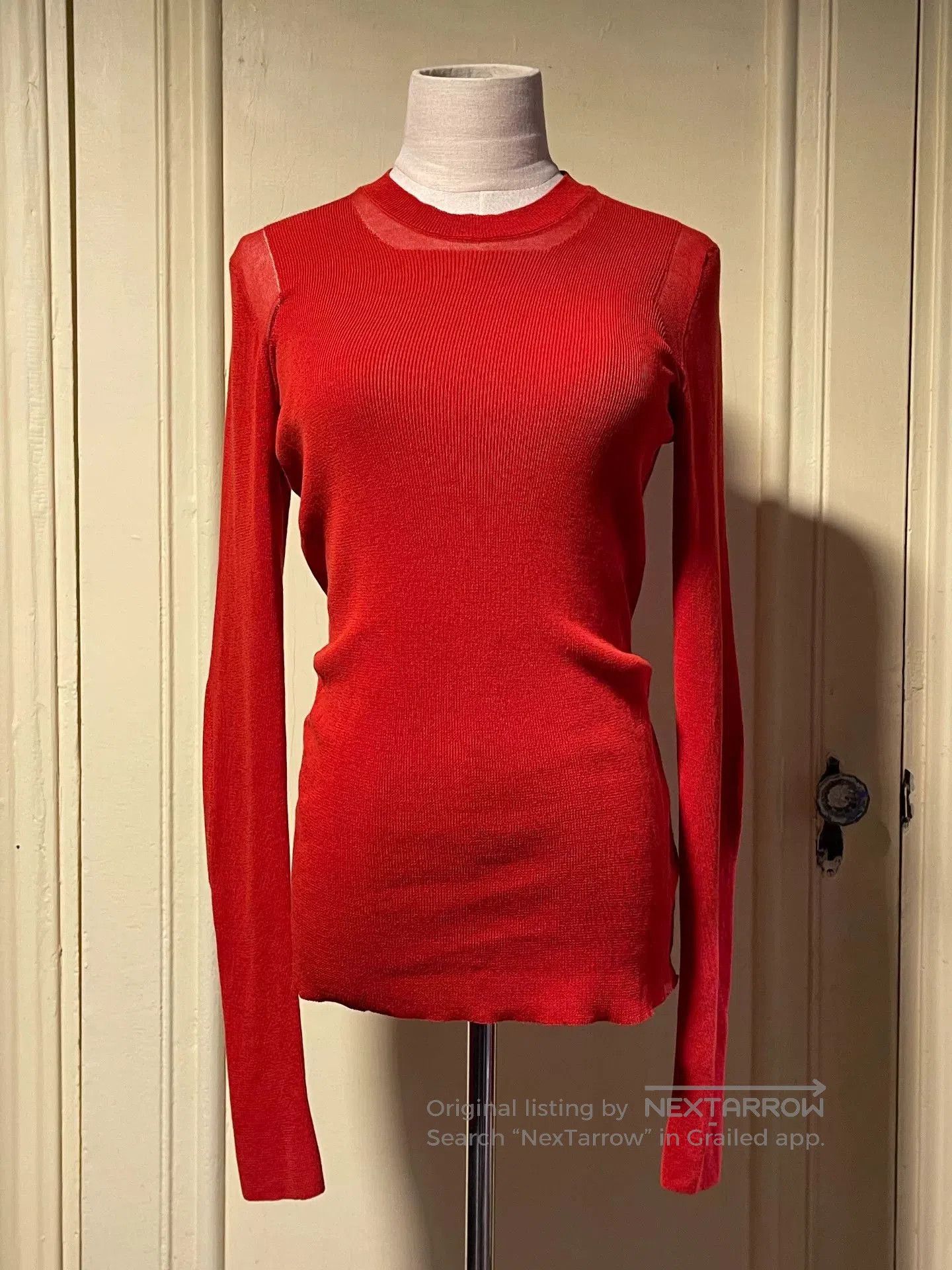Maison Margiela Maison Martin Margiela Red Wool Sweater. Size S / US 4 / IT 40 - 2 Thumbnail