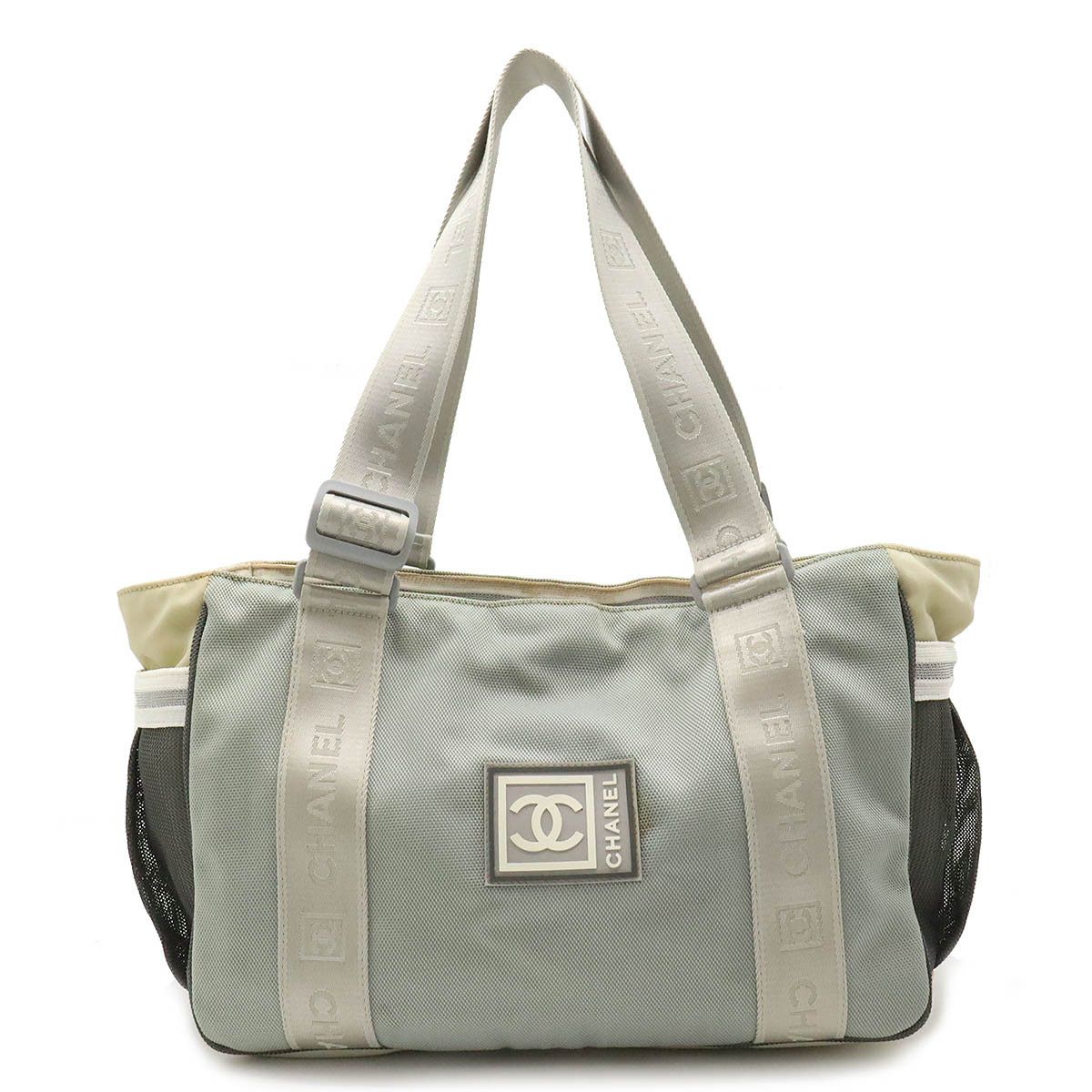 Chanel Chanel Chanel Nylon Canvas Coco Mark Tote Bag Canvas Tote Bag Size ONE SIZE - 1 Thumbnail