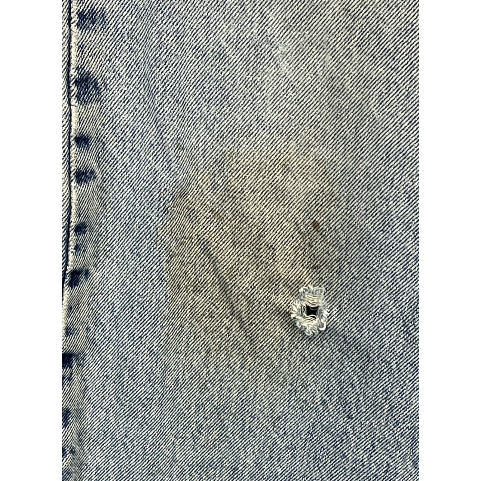 Vintage Vintage L.L. Bean Jeans 31x30 Sz Thrashed Distressed Men’s Relaxed Fit Double L Cotton Blue Jeans Tapered Distressed Features 31 30 Regular Inseam 30 Size US 31 - 8 Thumbnail