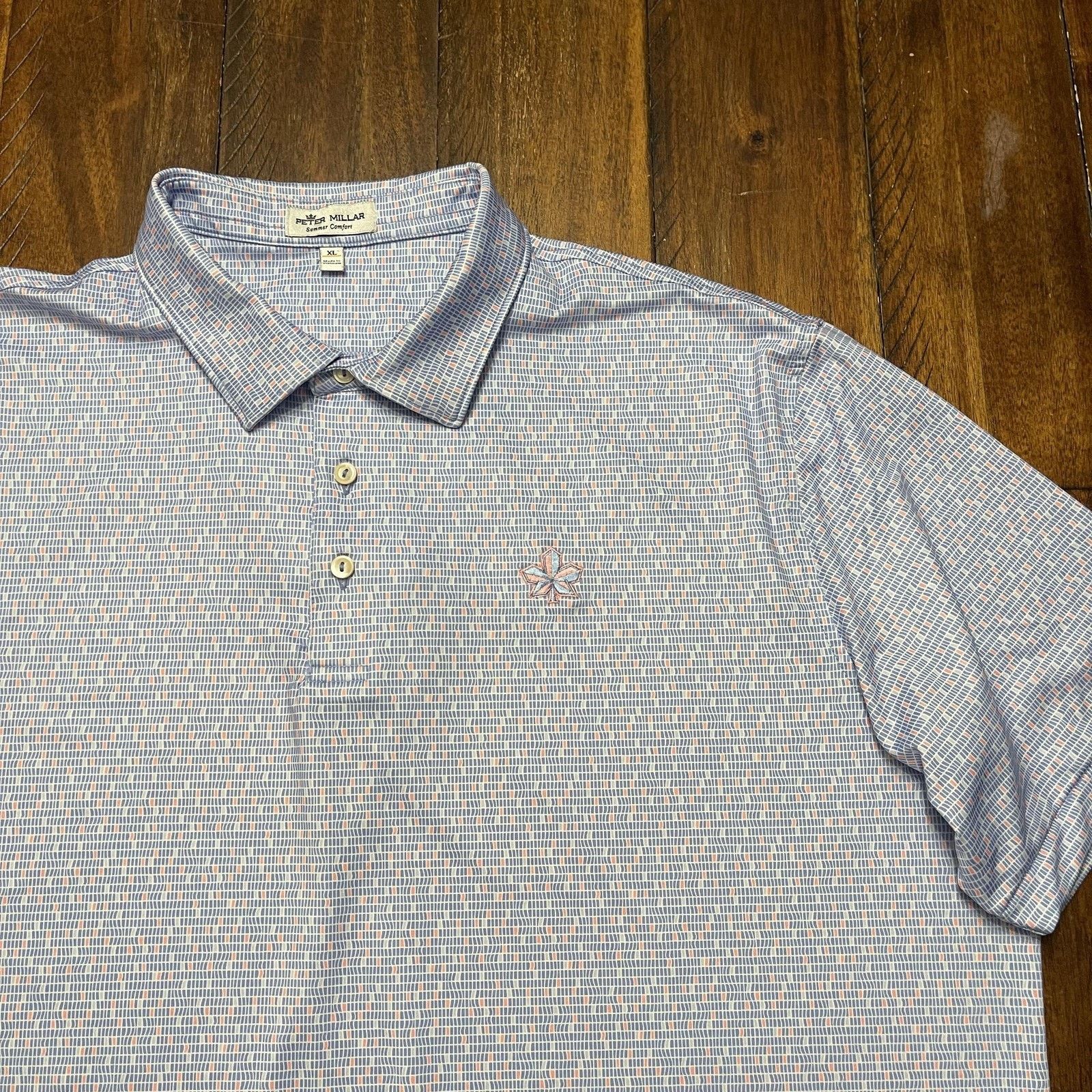 Peter Millar Peter Millar Polo Shirt Mens XL Summer Comfort Golf Stretch Size US XL / EU 56 / 4 - 3 Thumbnail