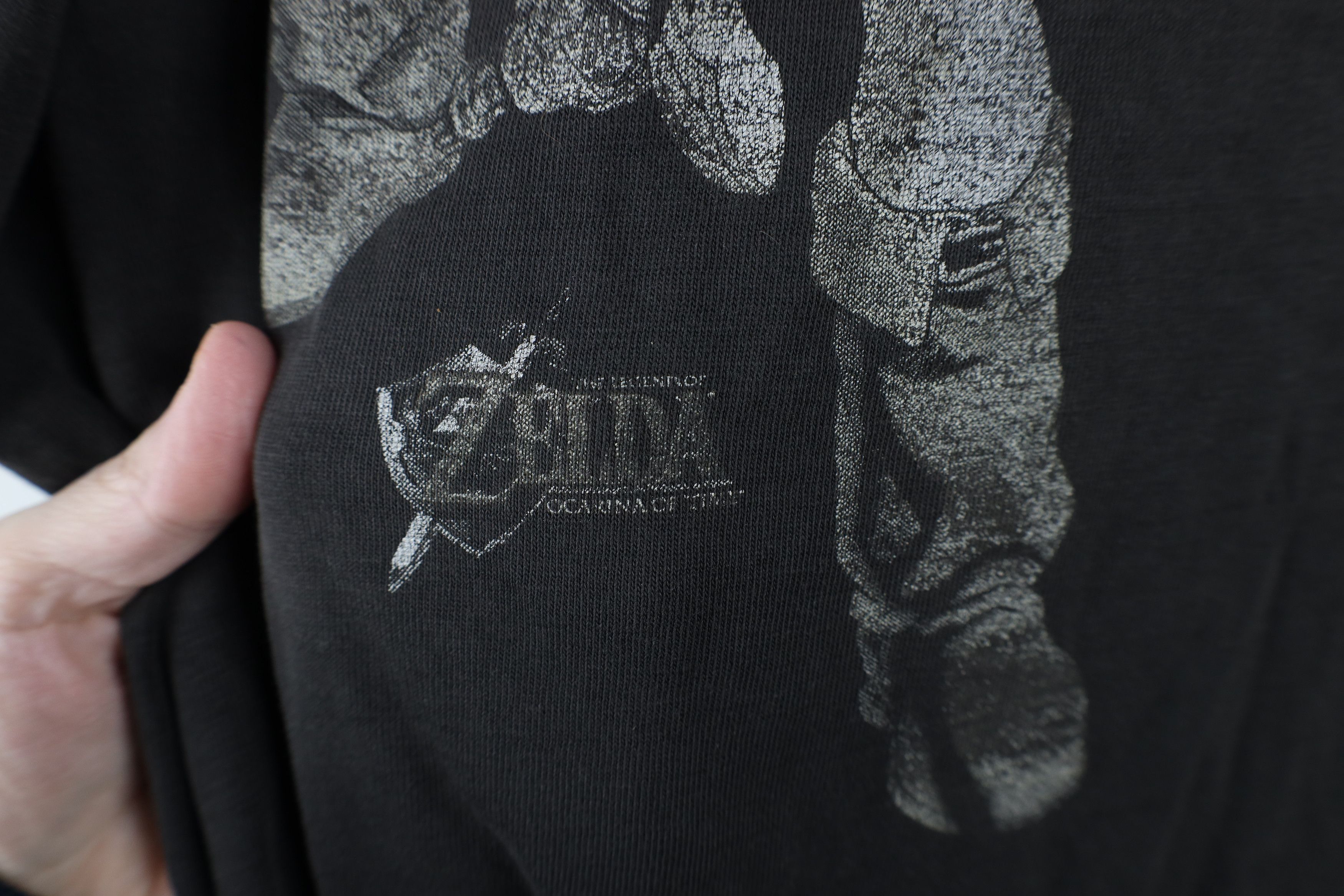 Vintage Vintage 90s Spell Game Zelda Ocarina of Time T-Shirt Black Size US XL / EU 56 / 4 - 6 Thumbnail