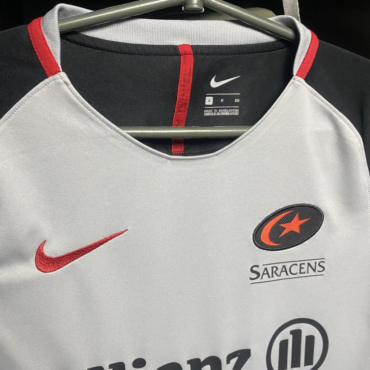 Nike Mens Nike Saracens Rugby Home sport jersey size S Size US S / EU 44-46 / 1 - 3 Thumbnail