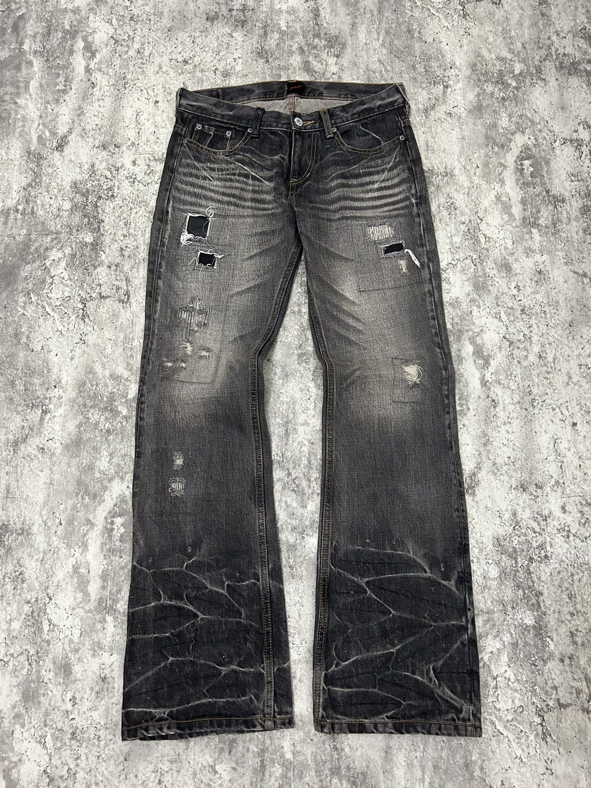 If Six Was Nine Jackrose Number Nine Tornado Mart style Denim Size US 33 - 1 Thumbnail