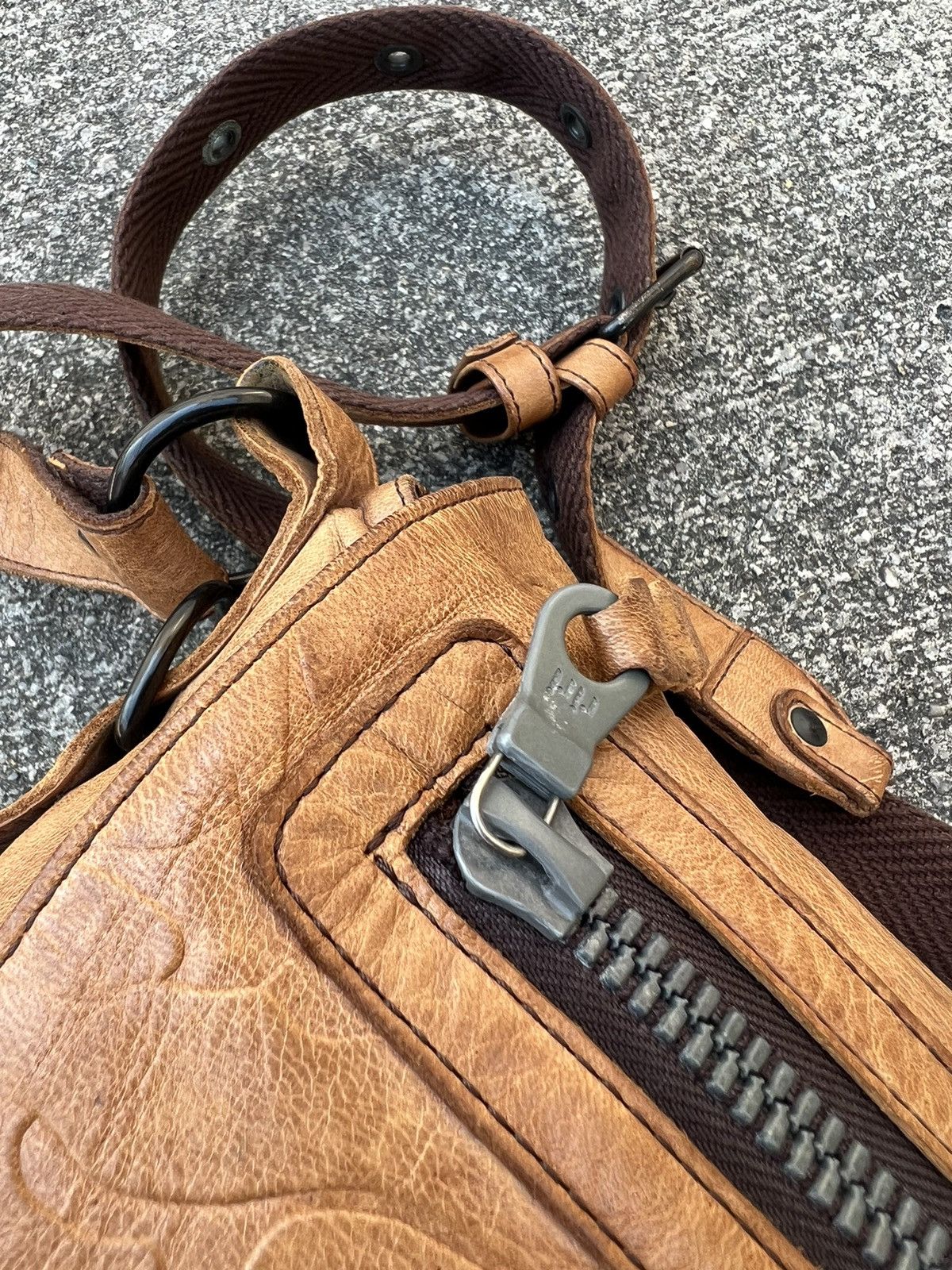 Leather Vintage Solatina Japan Patina Leather Bag Size ONE SIZE - 13 Thumbnail