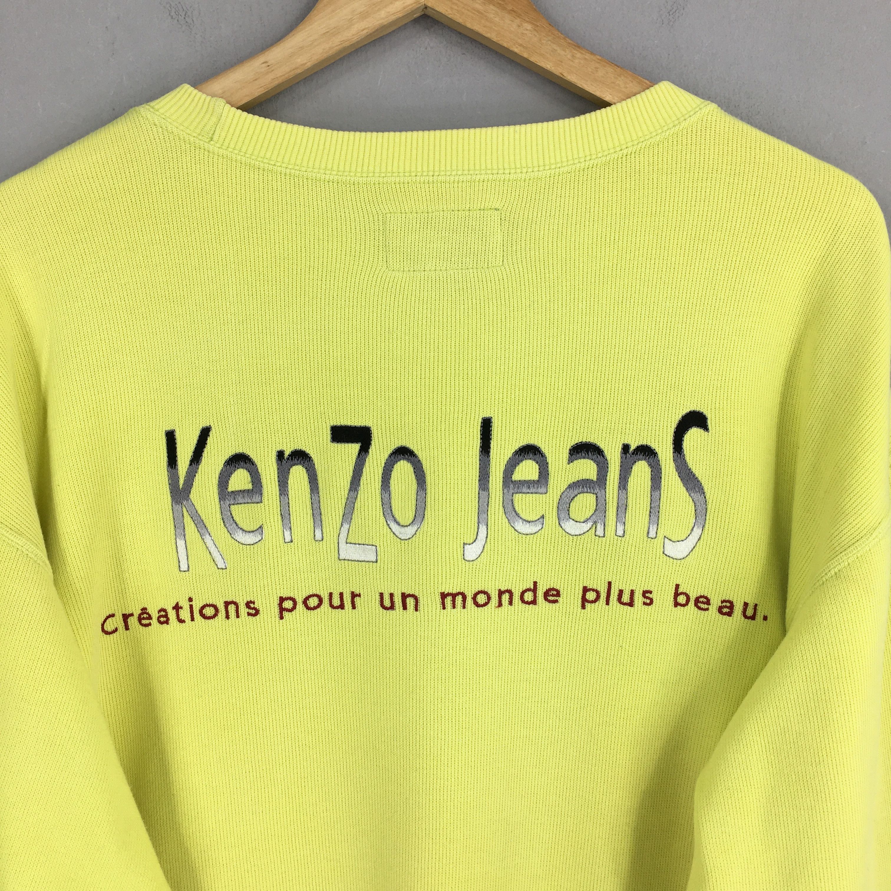Kenzo Vintage Kenzo Jeans Embroidery Logo Sweatshirt Large Size US L / EU 52-54 / 3 - 8 Thumbnail