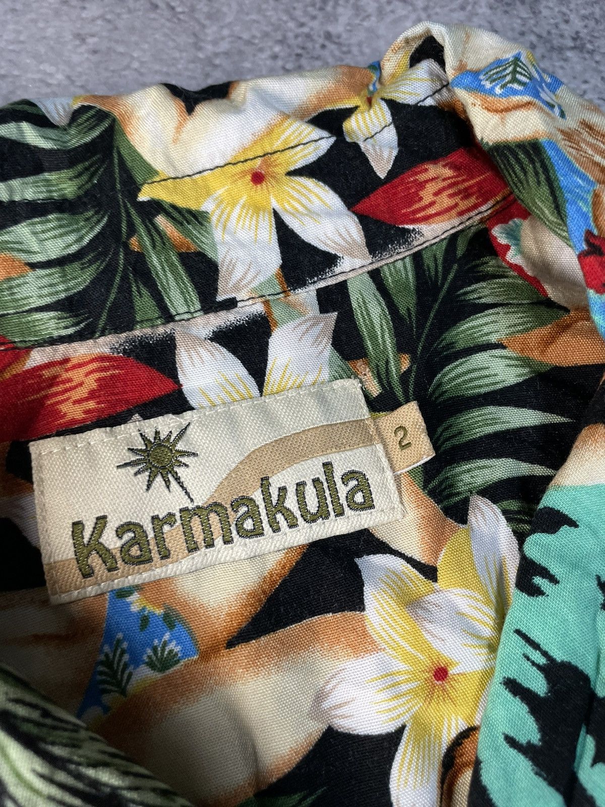Mambo Rare VTG Mambo Style Hula Girl Rayon Aloha Hawaiian Shrt Size US M / EU 48-50 / 2 - 7 Thumbnail