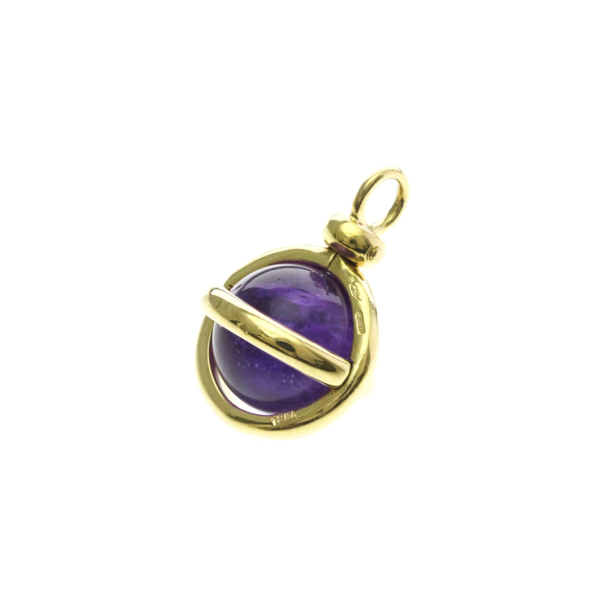 Pomellato Pomellato Amethyst Charm Yellow Gold (18K) Amethyst Men,Women Fashion Pendant Necklace (Gold) Size ONE SIZE - 1 Thumbnail