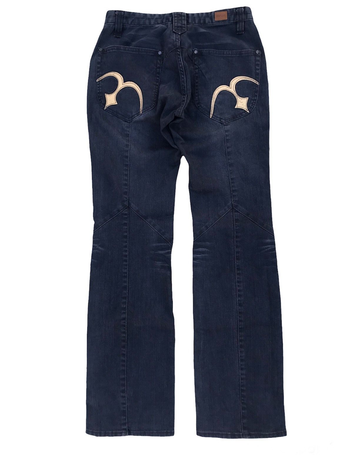 Nicole Club ‼️OFFER ME‼️ Nicole Club for Men Leather Pocket Flared Pants Size US 29 - 2 Thumbnail
