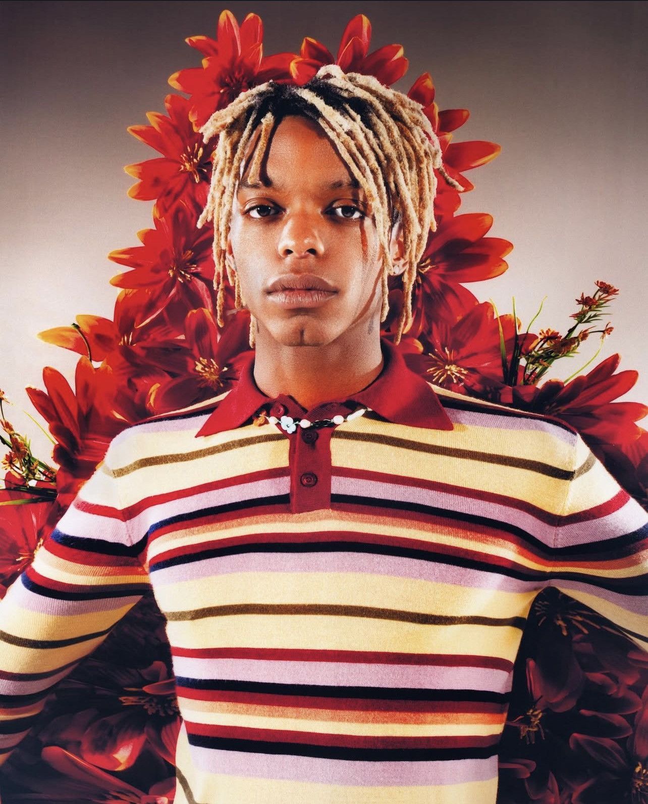 !DS! SS22 Lukhanyo Mding Multicolor Wool Sweater