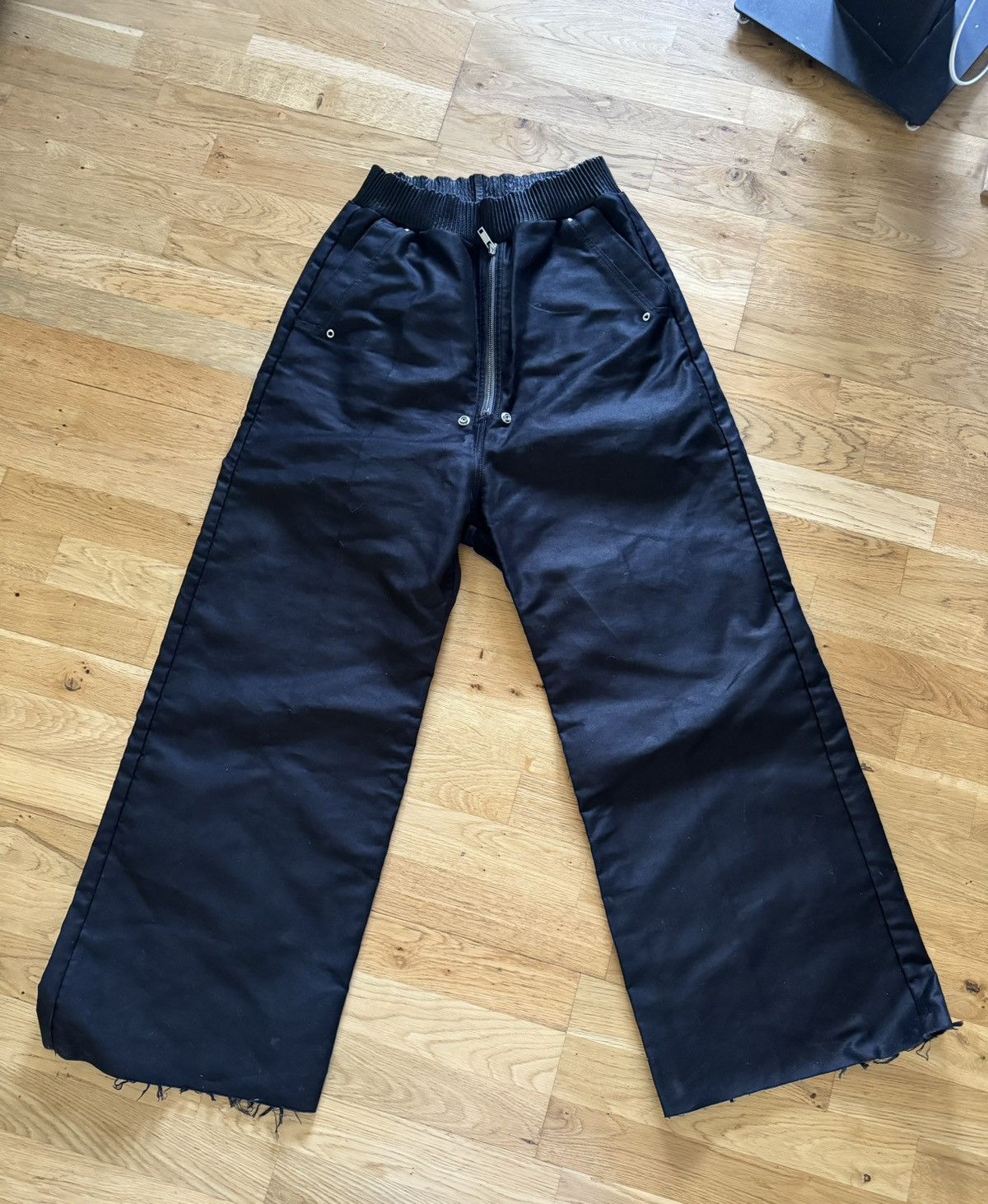 image of Rick Owens Runway Geth Jumbo Belas Pants in Black, Men's (Size 32)