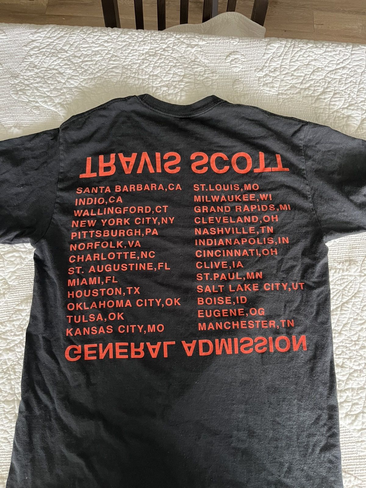 Travis Scott Travis Scott Birds in the Trap T-Shirt SZ M Concert Merch Size US M / EU 48-50 / 2 - 2 Thumbnail