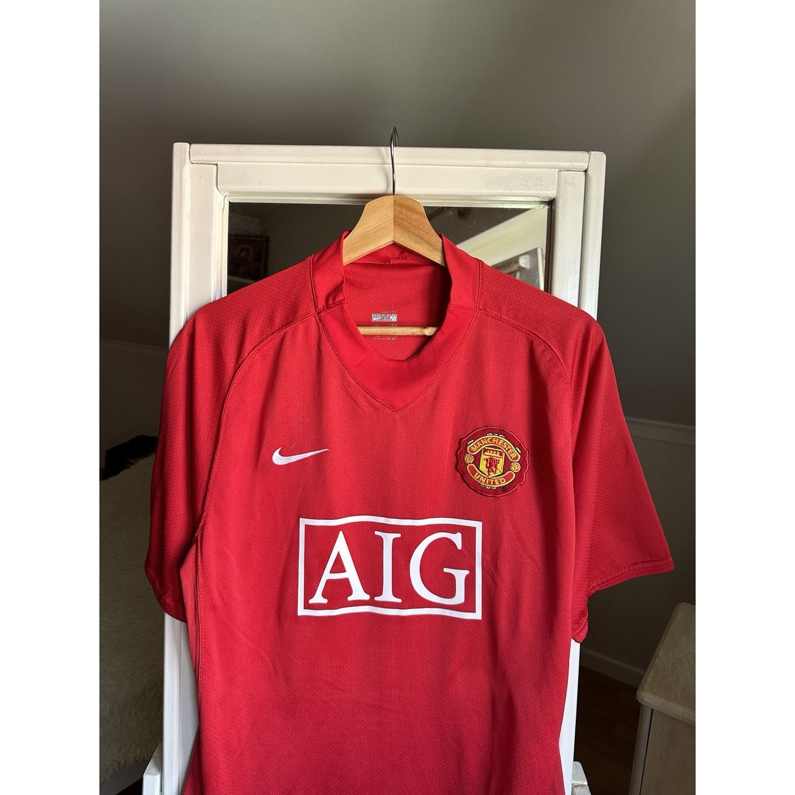 Nike MANCHESTER UNITED ROONEY 2007 2009 HOME SHIRT JERSEY NIKE Size US M / EU 48-50 / 2 - 7 Thumbnail