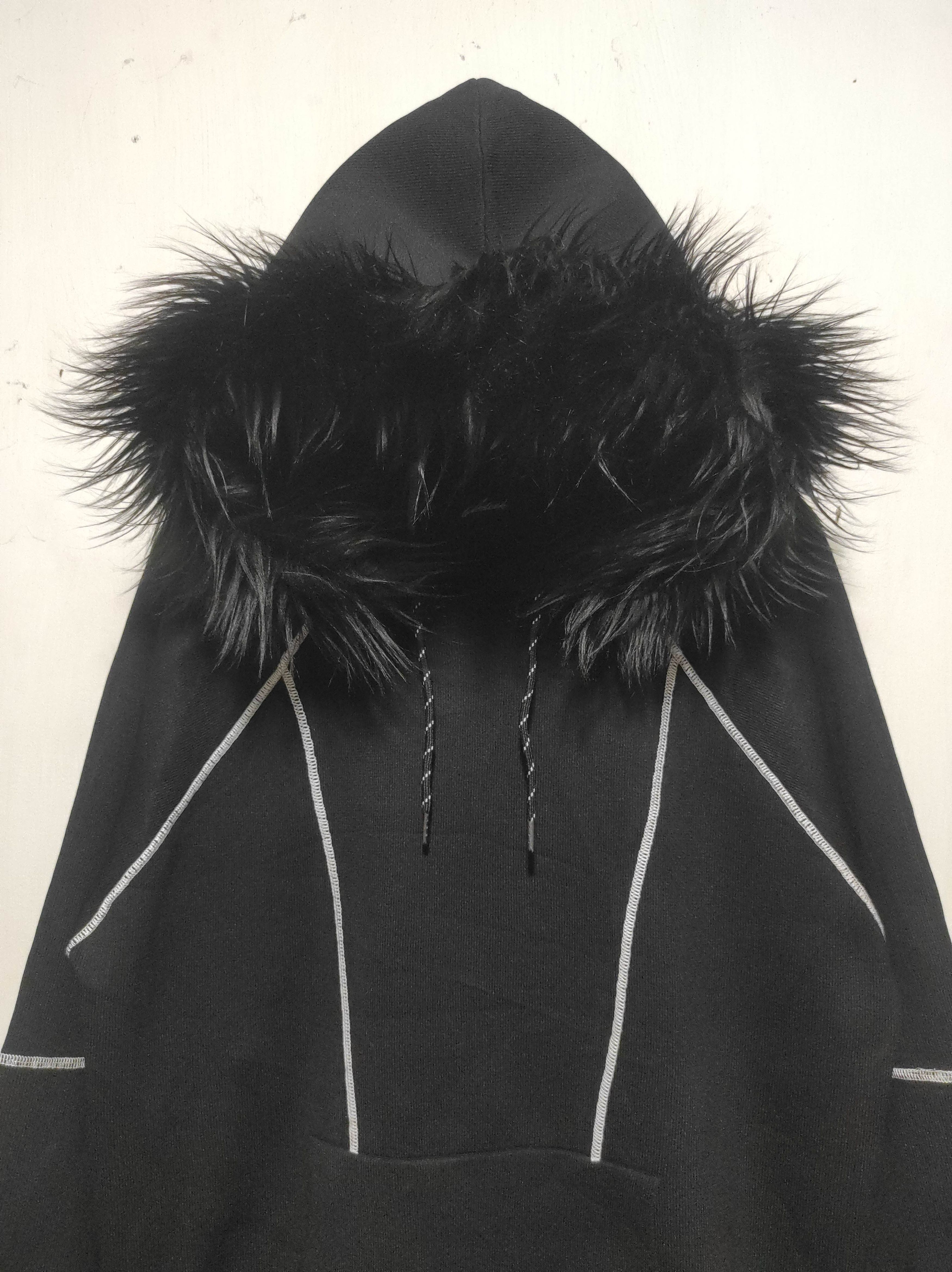 If Six Was Nine Aletk black Fur Hoodie LGB IfSixWasNine style Size US M / EU 48-50 / 2 - 4 Thumbnail