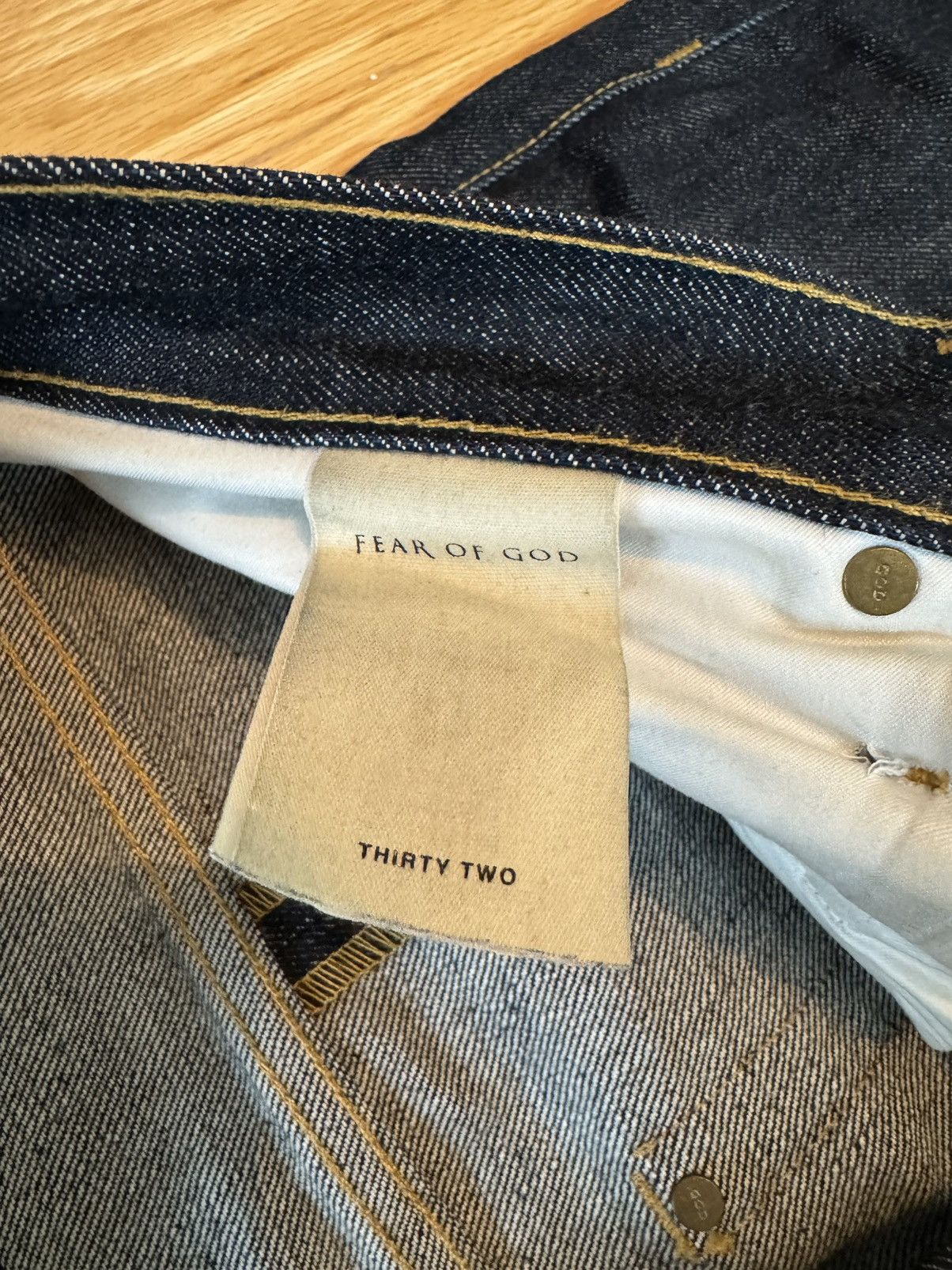 Fear of God Fear Of God Denim Dark Blue 32 Size US 32 / EU 48 - 6 Thumbnail