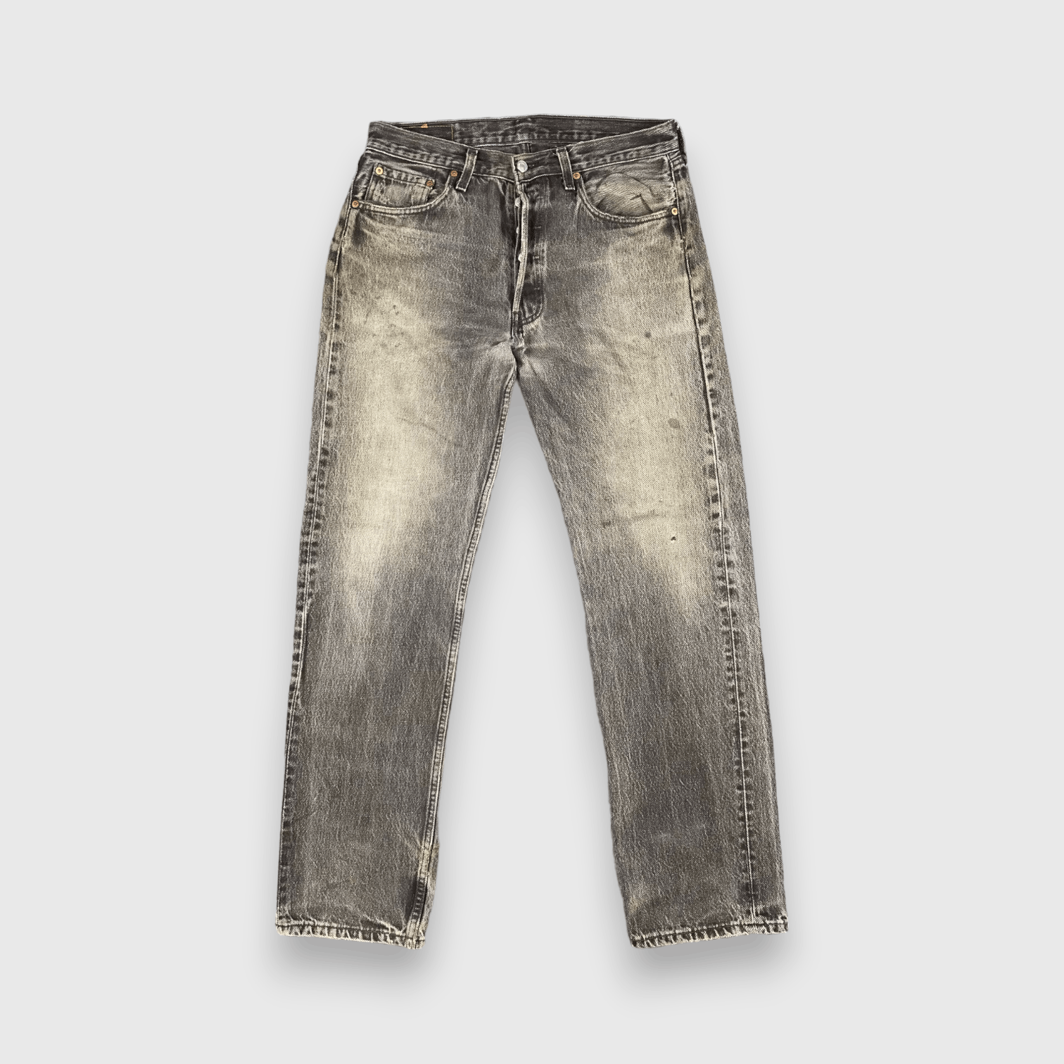 Levi's 90s Vintage Distress Levis 501 Jeans-J1479 Size US 33 - 1 Thumbnail