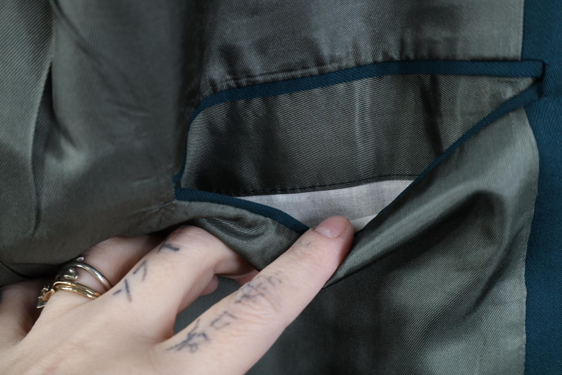 Vintage Vintage 70s Wool Suit Coat Blazer Jacket The Masters Green Size US XXL / EU 58 / 5 - 17 Thumbnail