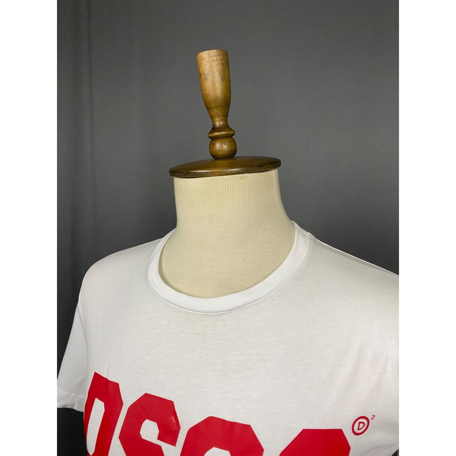 Dsquared2 Dsquared2 Big Logo Men's White T-Shirt Size M Size US M / EU 48-50 / 2 - 5 Thumbnail
