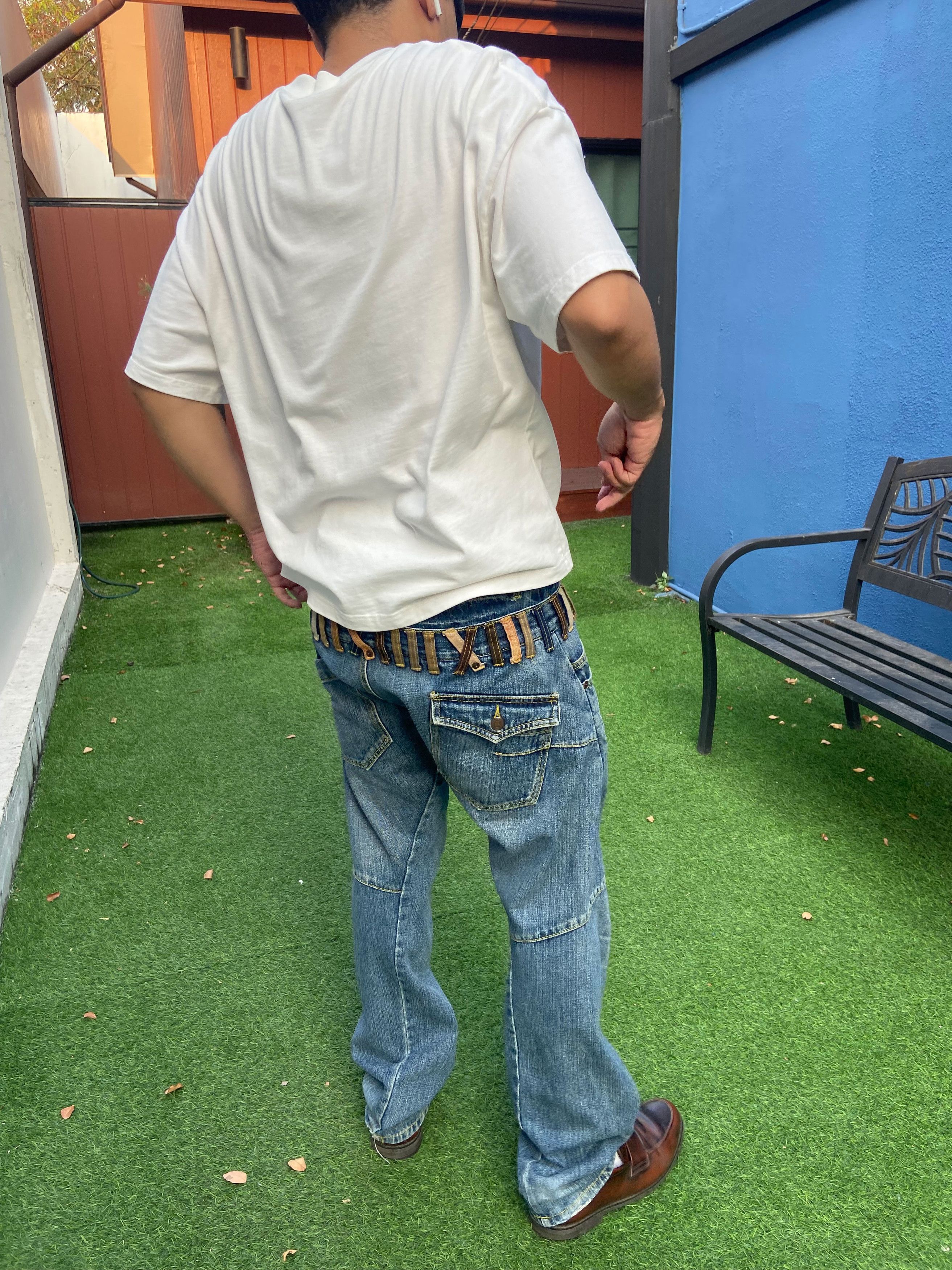Japanese Brand Vintage breathmint by brthbreath double waist jeans Size US 32 / EU 48 - 12 Thumbnail
