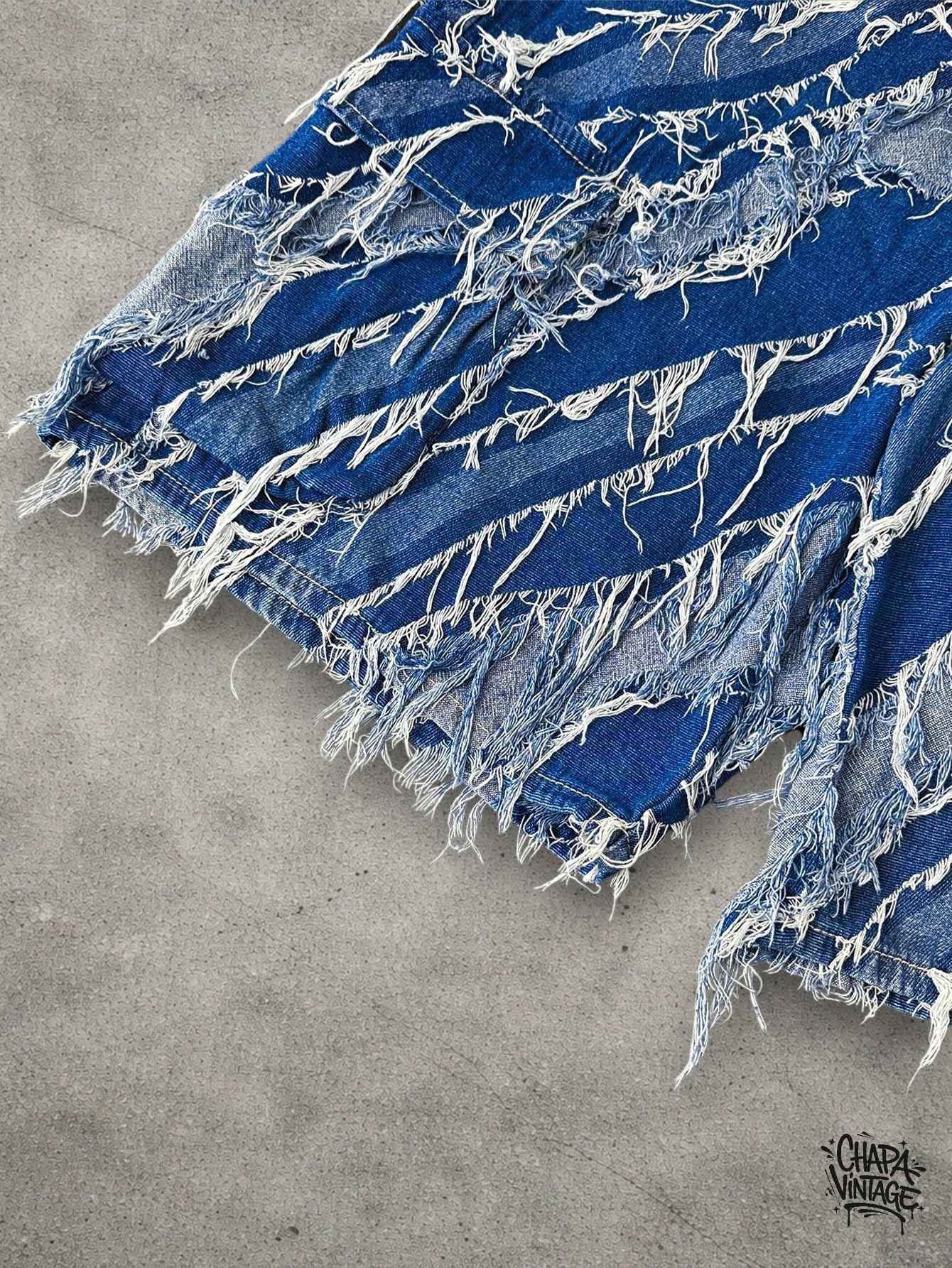 Japanese Brand Ripped distressed jeans Size US 32 / EU 48 - 4 Thumbnail