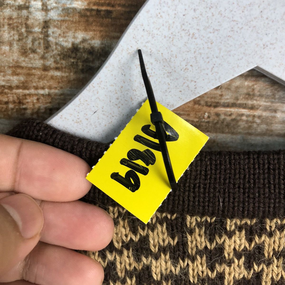 Homespun Knitwear × Japanese Brand Japan stripe vintage Brown Knitwear #A1819 Size XS / US 0-2 / IT 36-38 - 10 Thumbnail