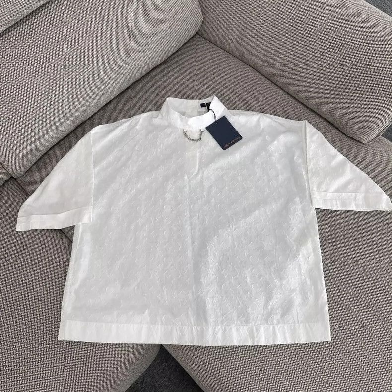 Louis Vuitton louis vuitton size 36 White chain presbyopic short sleeve s Size US M / EU 48-50 / 2 - 1 Thumbnail