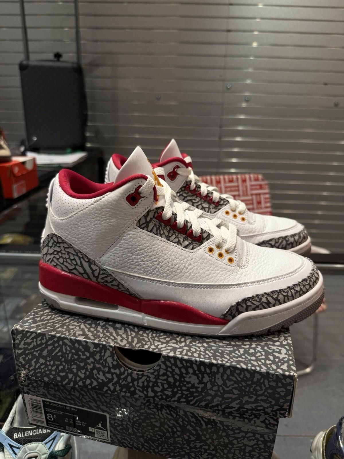 Jordan Brand Size 8.5 - Jordan 3 Retro Mid Cardinal Red (CT8532 126) Size US 8.5 / EU 41-42 - 3 Thumbnail