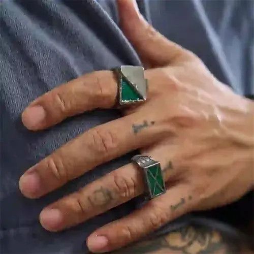 Avant Garde x Jewelry Rings Open Ring (Size 7-13) in Silver, Men's