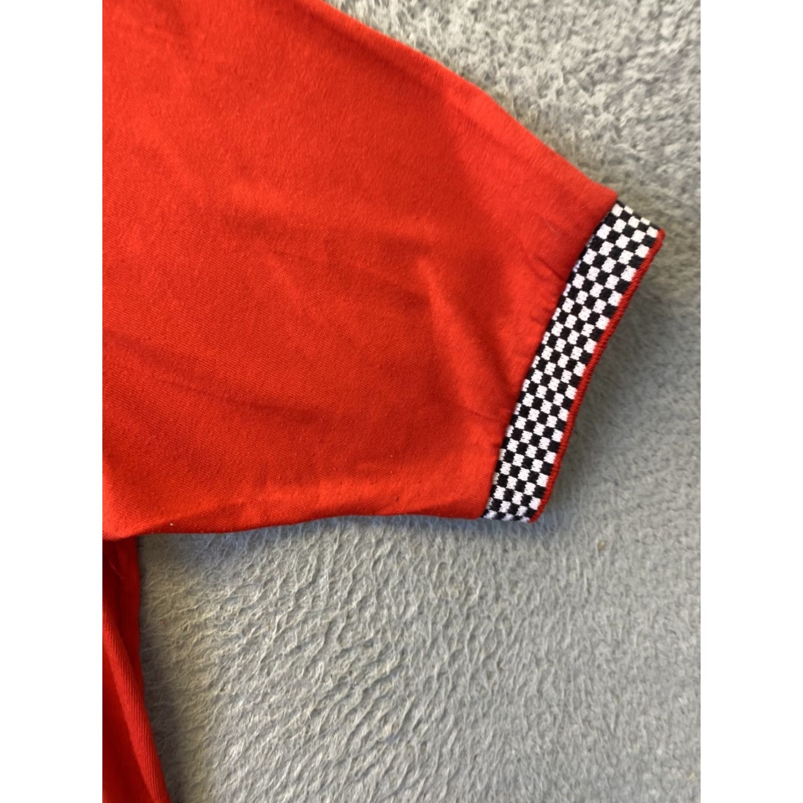 Vintage Crystal Polo Shirt Red Men's Short Sleeve Button Collared XL 46-44 Size Regular Fits Size US XL / EU 56 / 4 - 5 Thumbnail