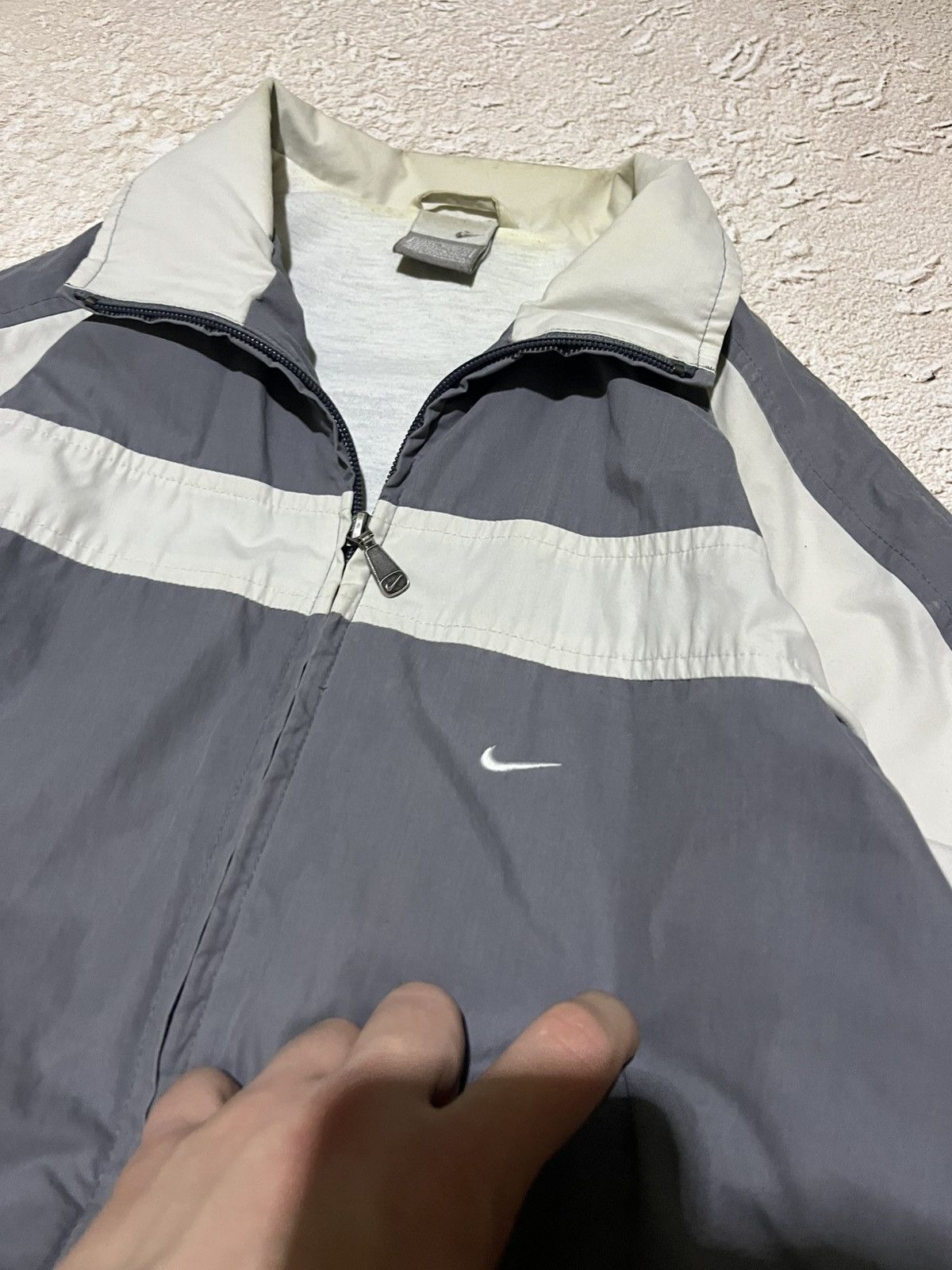 Nike Archive Nike Y2K Grey Track Jacket Swoosh Size US L / EU 52-54 / 3 - 4 Thumbnail