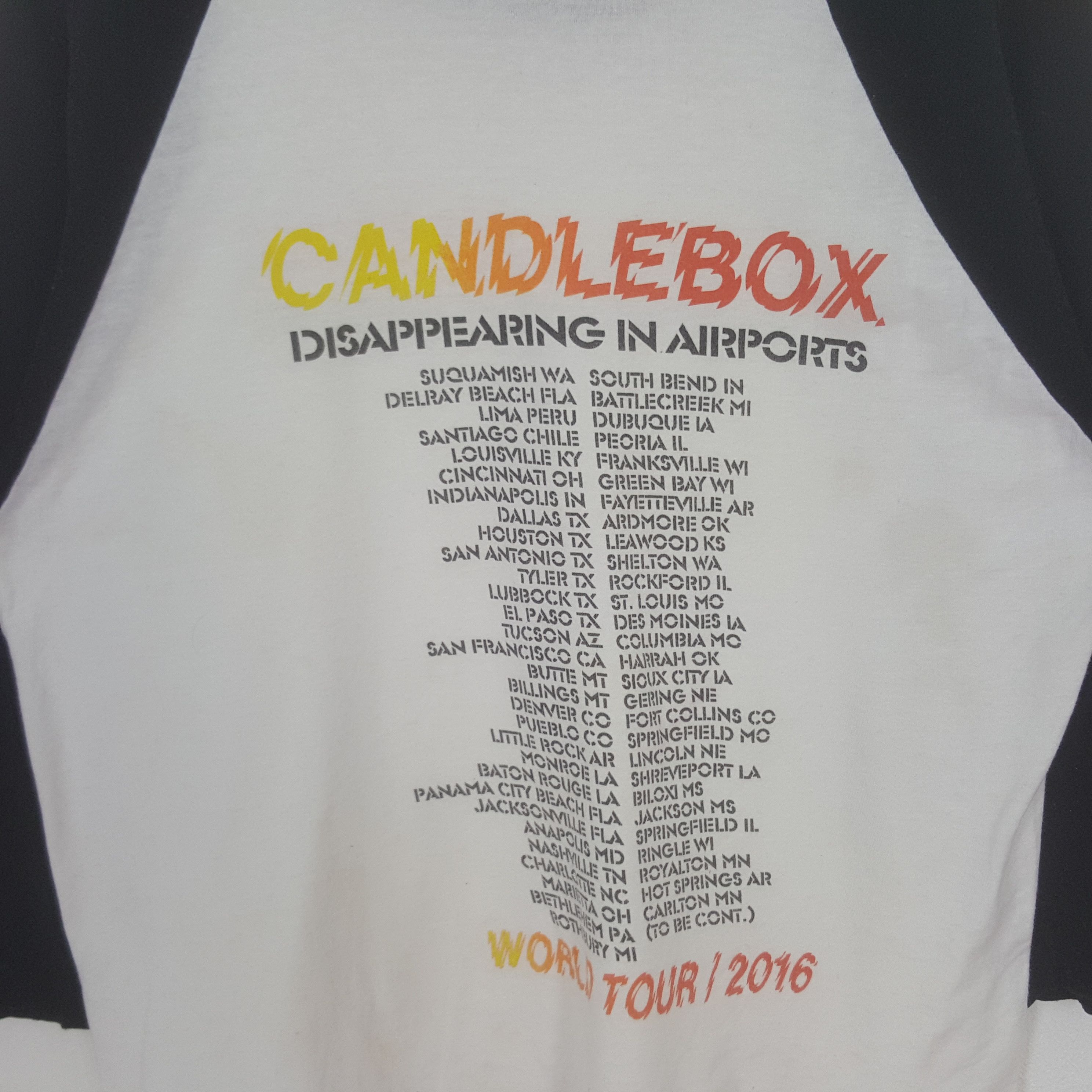 Band Tees Vintage Candlebox Rock Band 3 Quarters Tshirt C319N7 Size US L / EU 52-54 / 3 - 4 Thumbnail