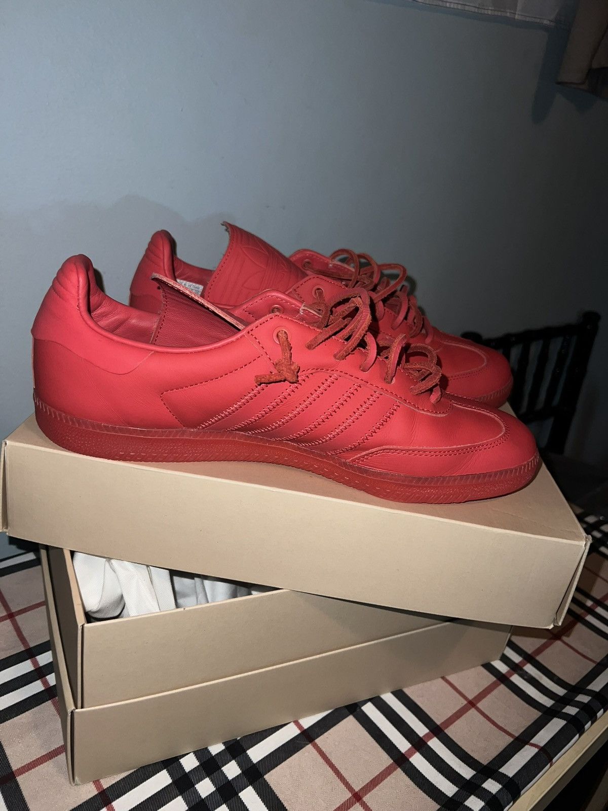 Adidas × Humanrace HumanRace x Adidas Samba Red Size US 11.5 / EU 44-45 - 5 Thumbnail