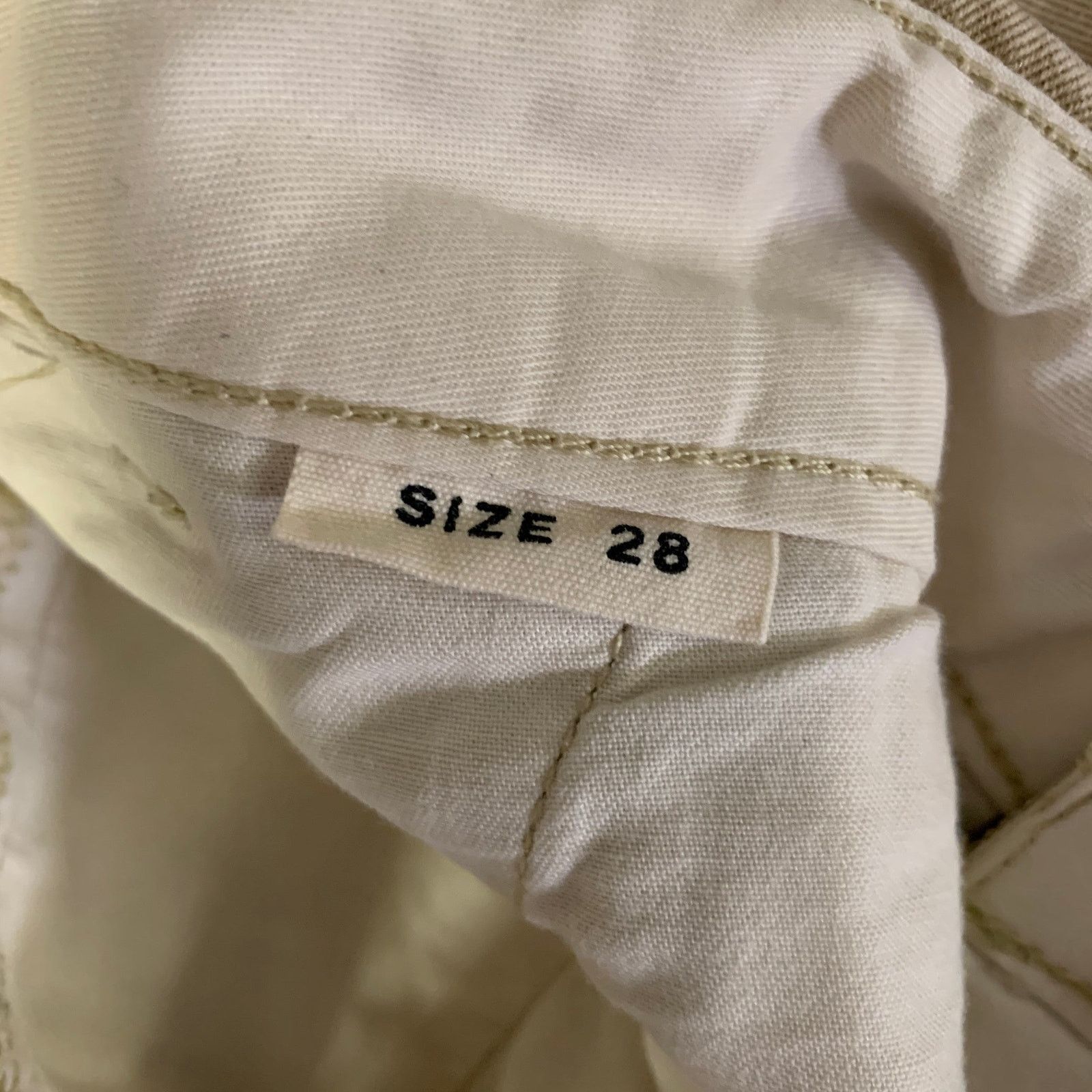 Buck Mason Size 32 Khaki Solid Cotton Button Fly Casual Pants Size US 32 / EU 48 - 5 Thumbnail