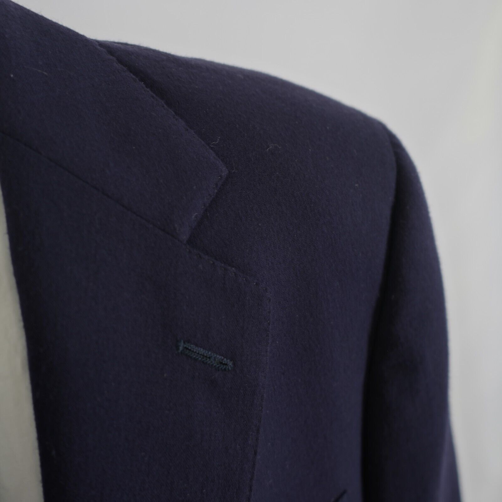 Polo Ralph Lauren Polo Ralph Lauren Flannel Wool Blue 2 Gold Button Blazer 44L Size 44L - 3 Thumbnail