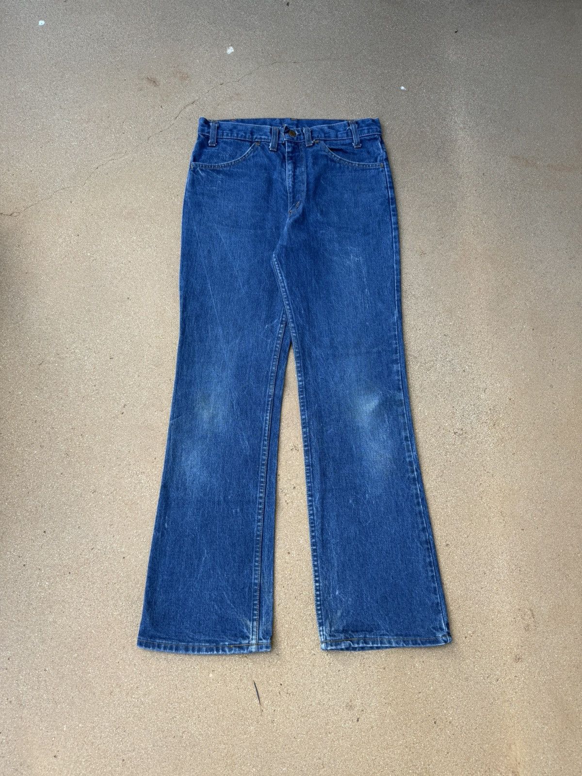 Levi's Vtg 70’s Levi’s 646 Orange Tab Bellbottom Flare Jeans 32x31 Size US 32 / EU 48 - 1 Thumbnail