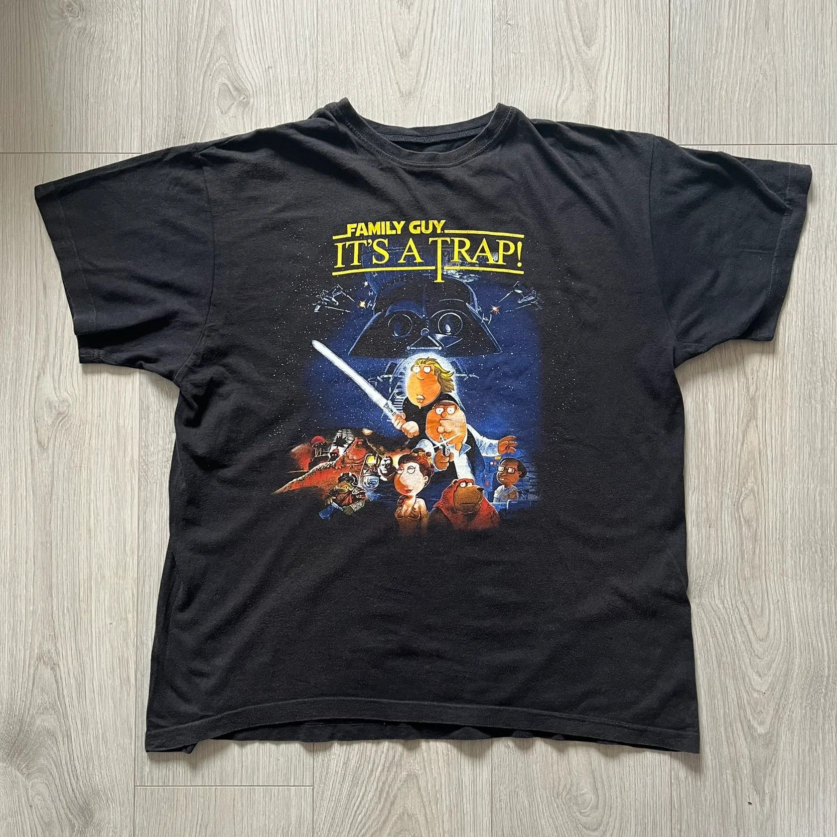 Star Wars Family Guy Star Wars It's a Trap! Tee Size US L / EU 52-54 / 3 - 1 Thumbnail