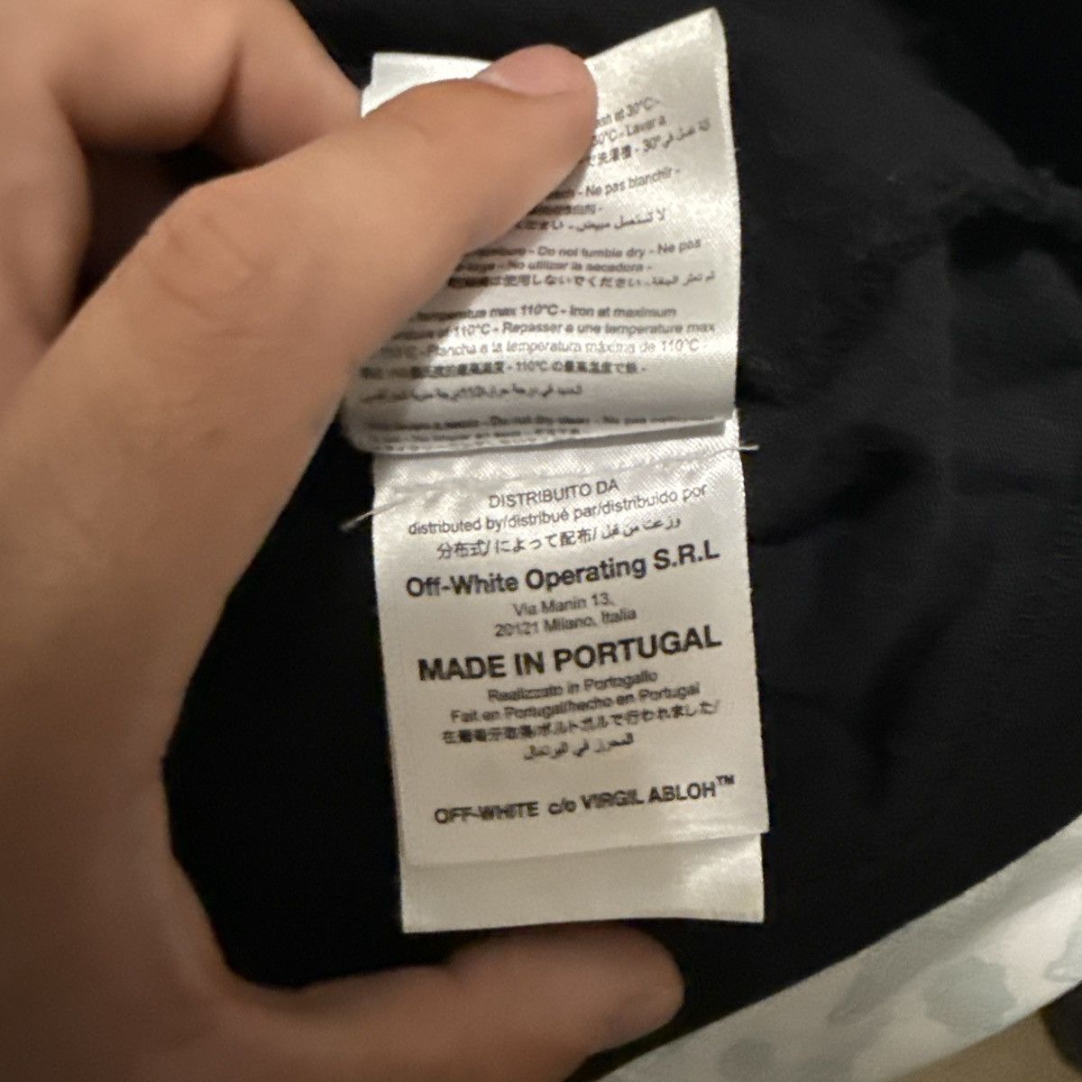 Off-White Offwhite Virgil Abloh Caravaggio T-Shirt Angel Black/Yellow Size US M / EU 48-50 / 2 - 7 Thumbnail