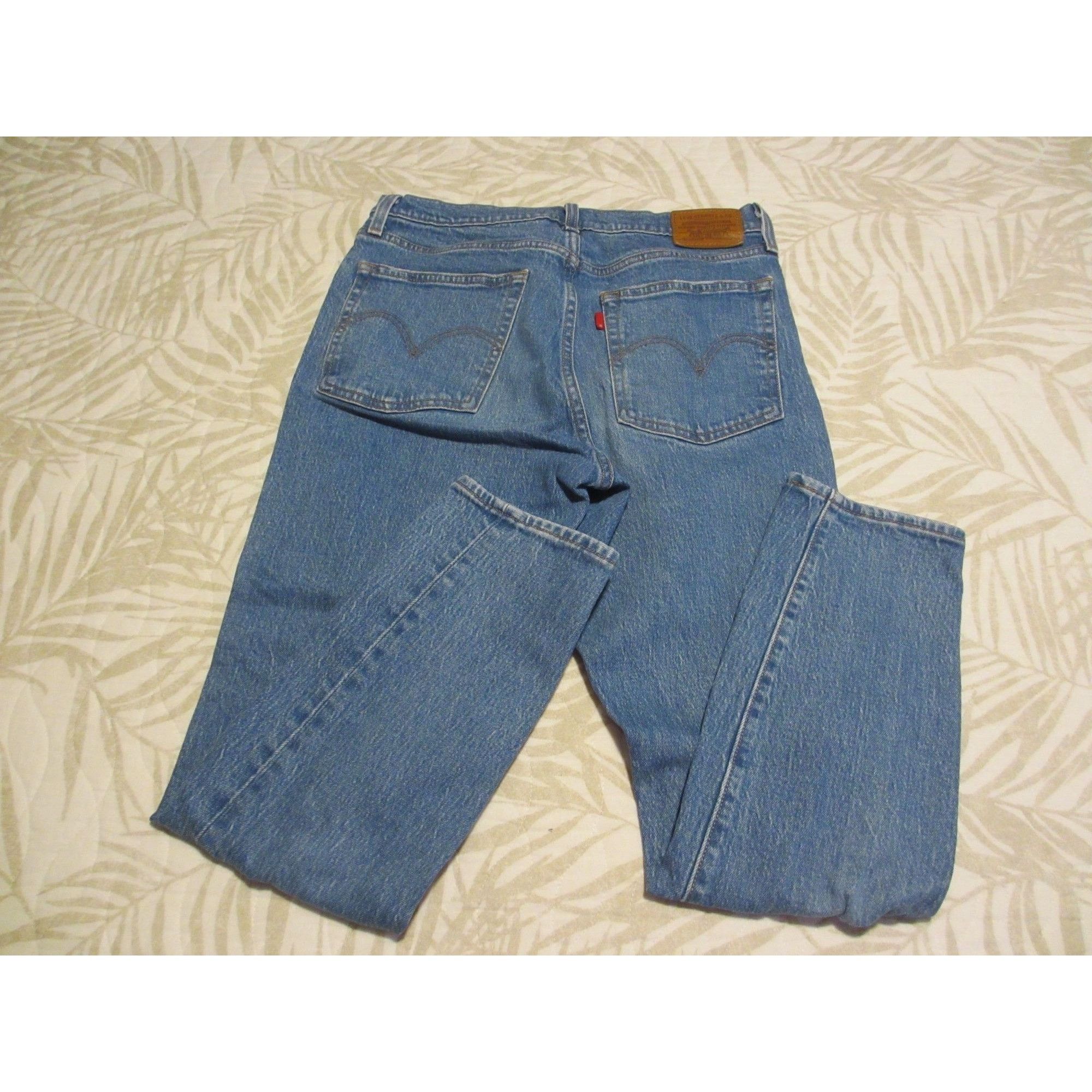 Levi's Levis Premium Wedgie Fit Distressed Jeans Size 29 Medium Was Size 29" - 2 Thumbnail
